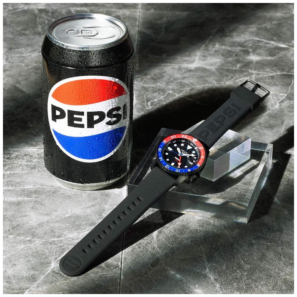 Seiko 5 Sports GMT PEPSİ Limited Edition SSK047K1 Erkek Kol Saati SSK047K