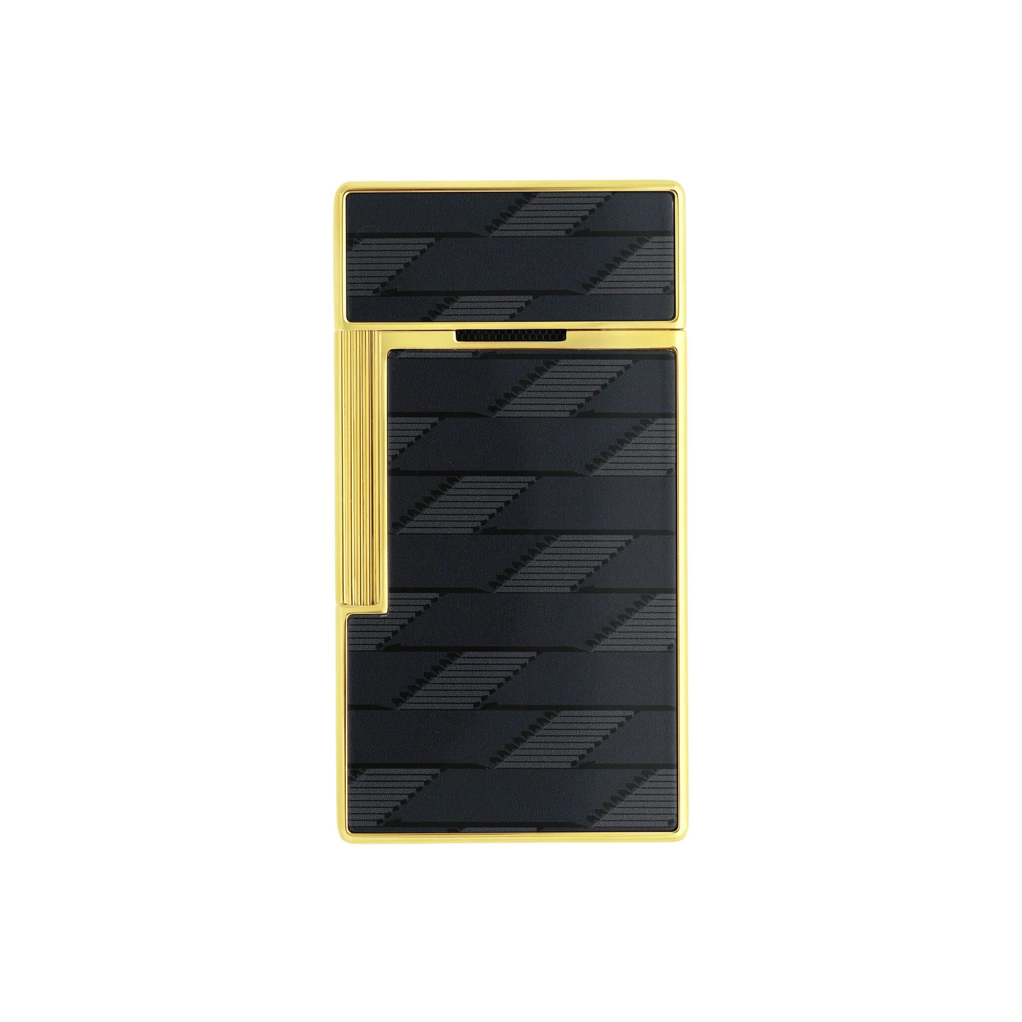 ST Dupont Biggy Monogram Black 25079 Çakmak 025079