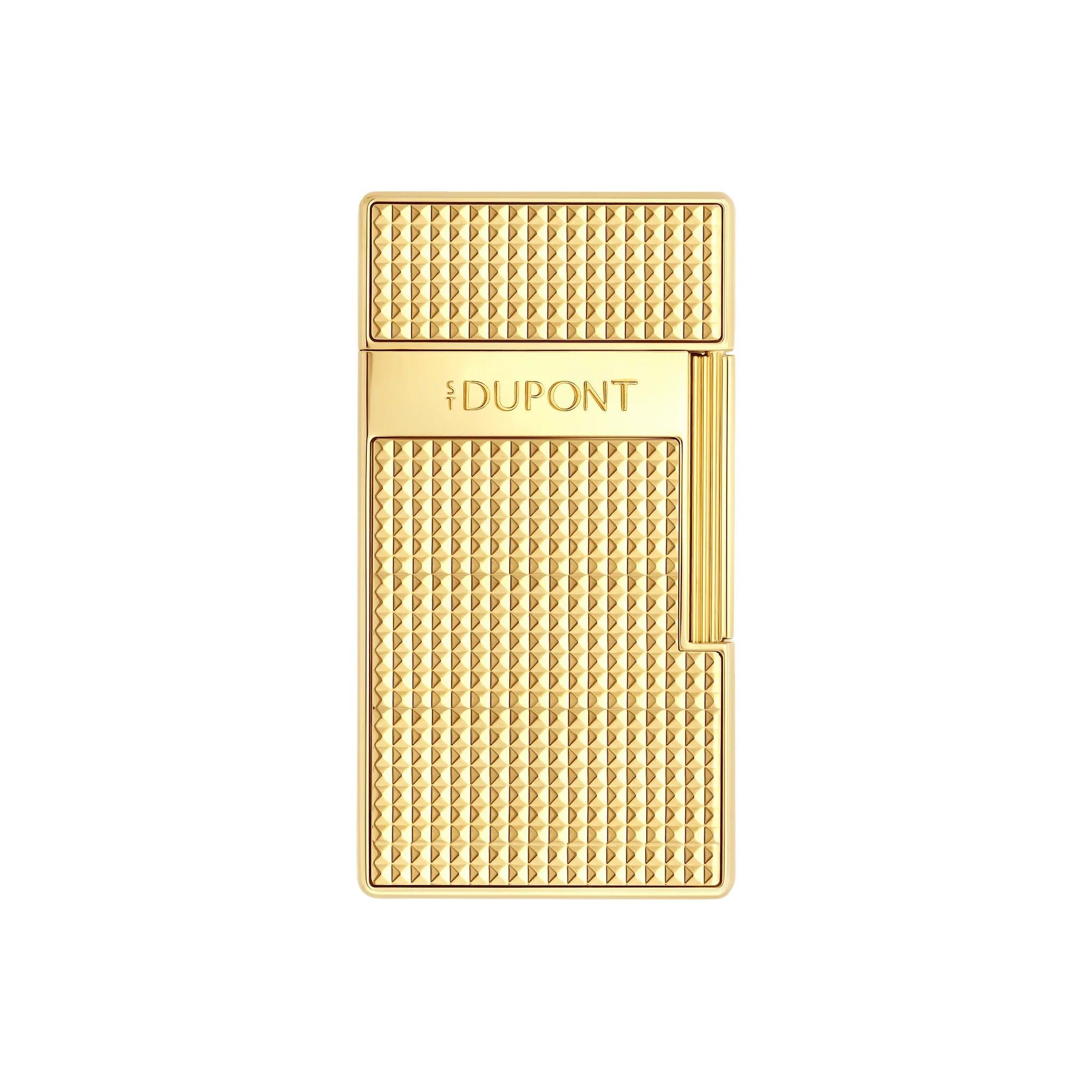 ST Dupont Biggy Golden Diamond Head 25209 Çakmak 025209
