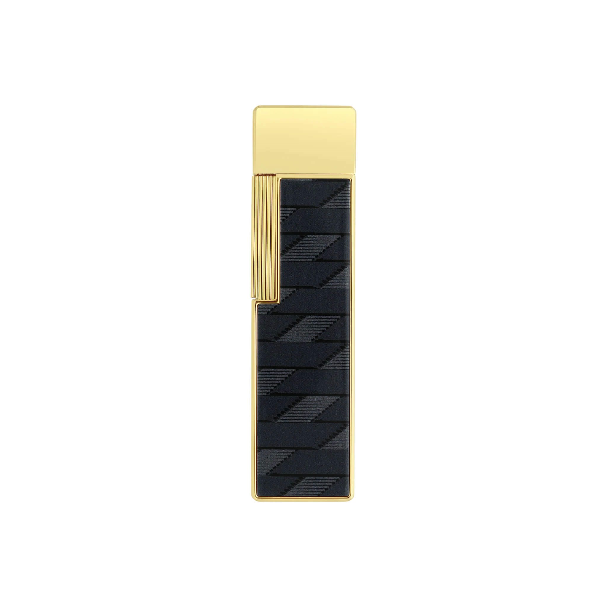 ST Dupont Twiggy Monogram Black 30079 Çakmak 030079