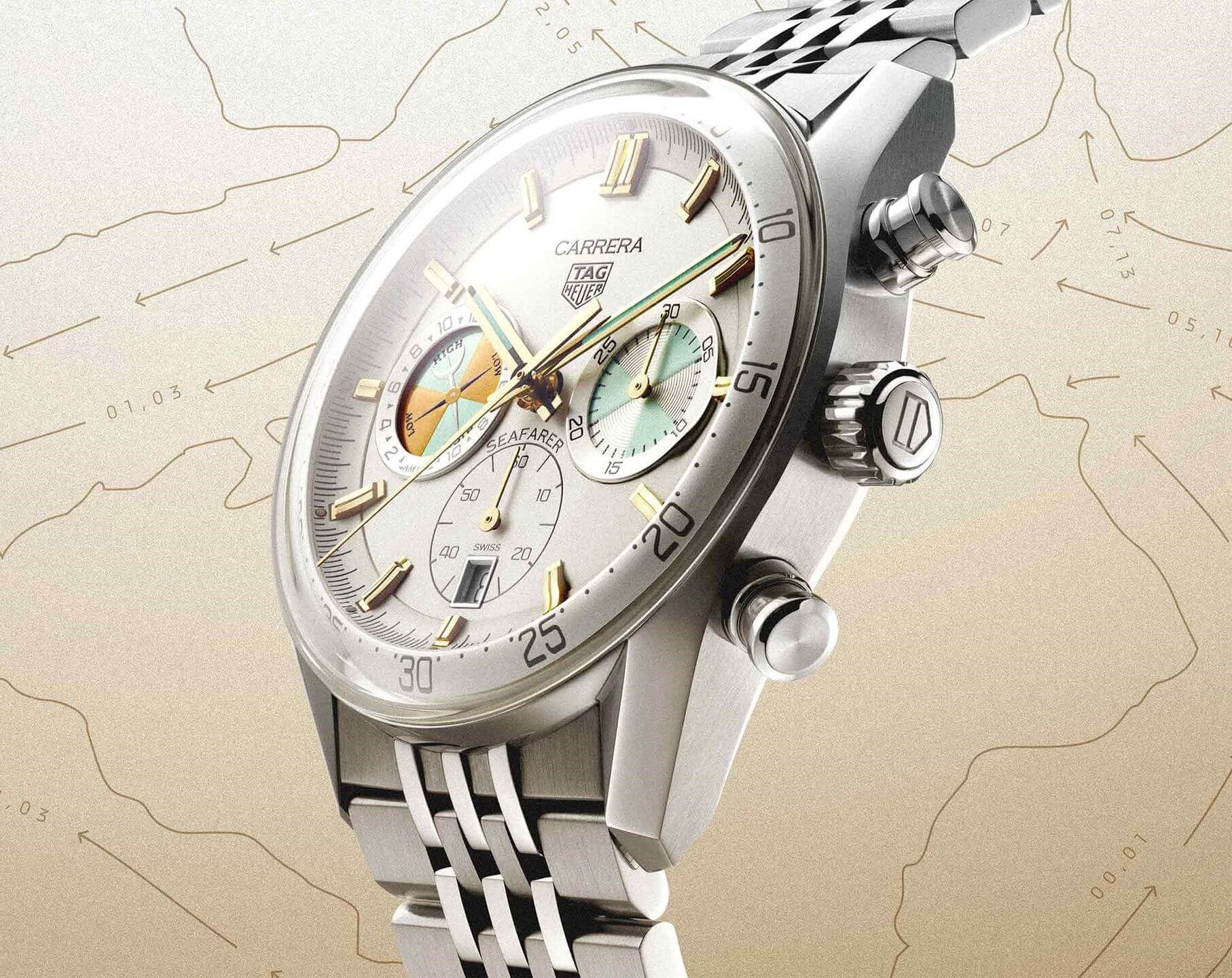 TAG Heuer Carrera Chronograph Seafarer CBS2016.EB0430 Erkek Kol Saati