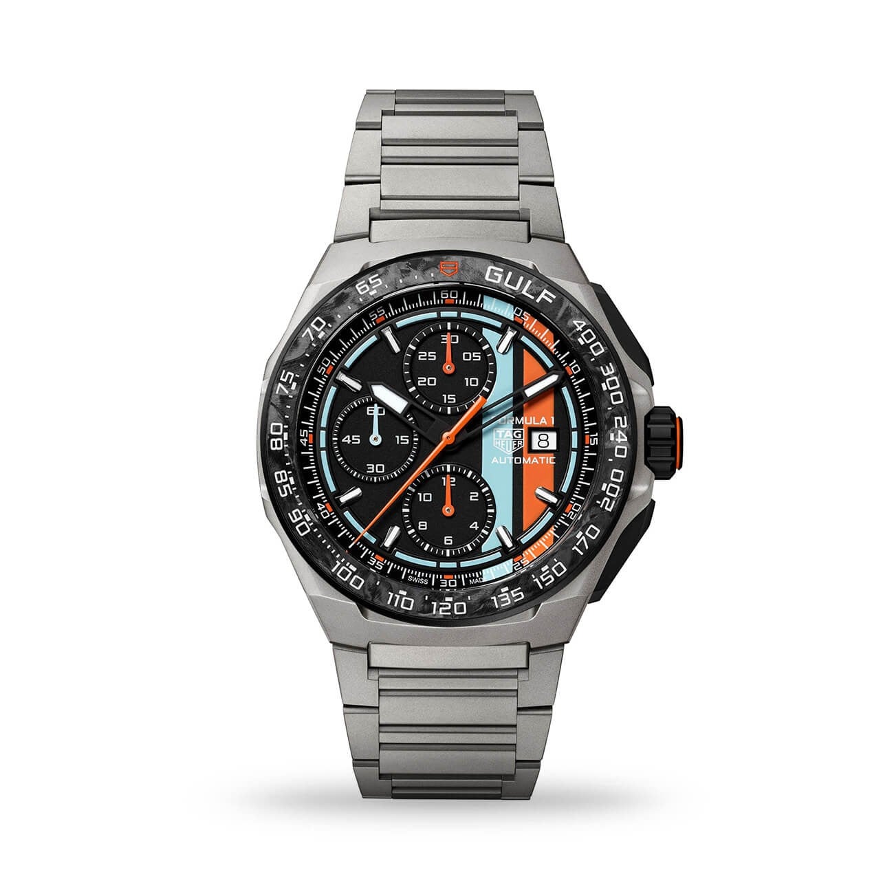 TAG Heuer Formula1 Chronograph X GULF CBZ208B.BF0009 Erkek Kol Saati