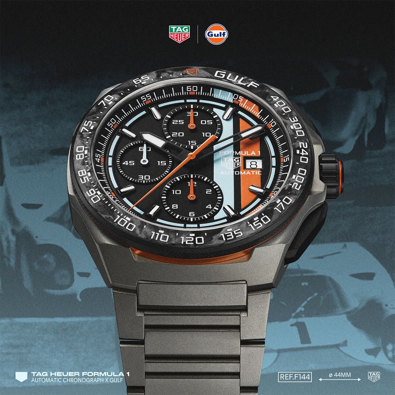 TAG Heuer Formula1 Chronograph X GULF CBZ208B.BF0009 Erkek Kol Saati