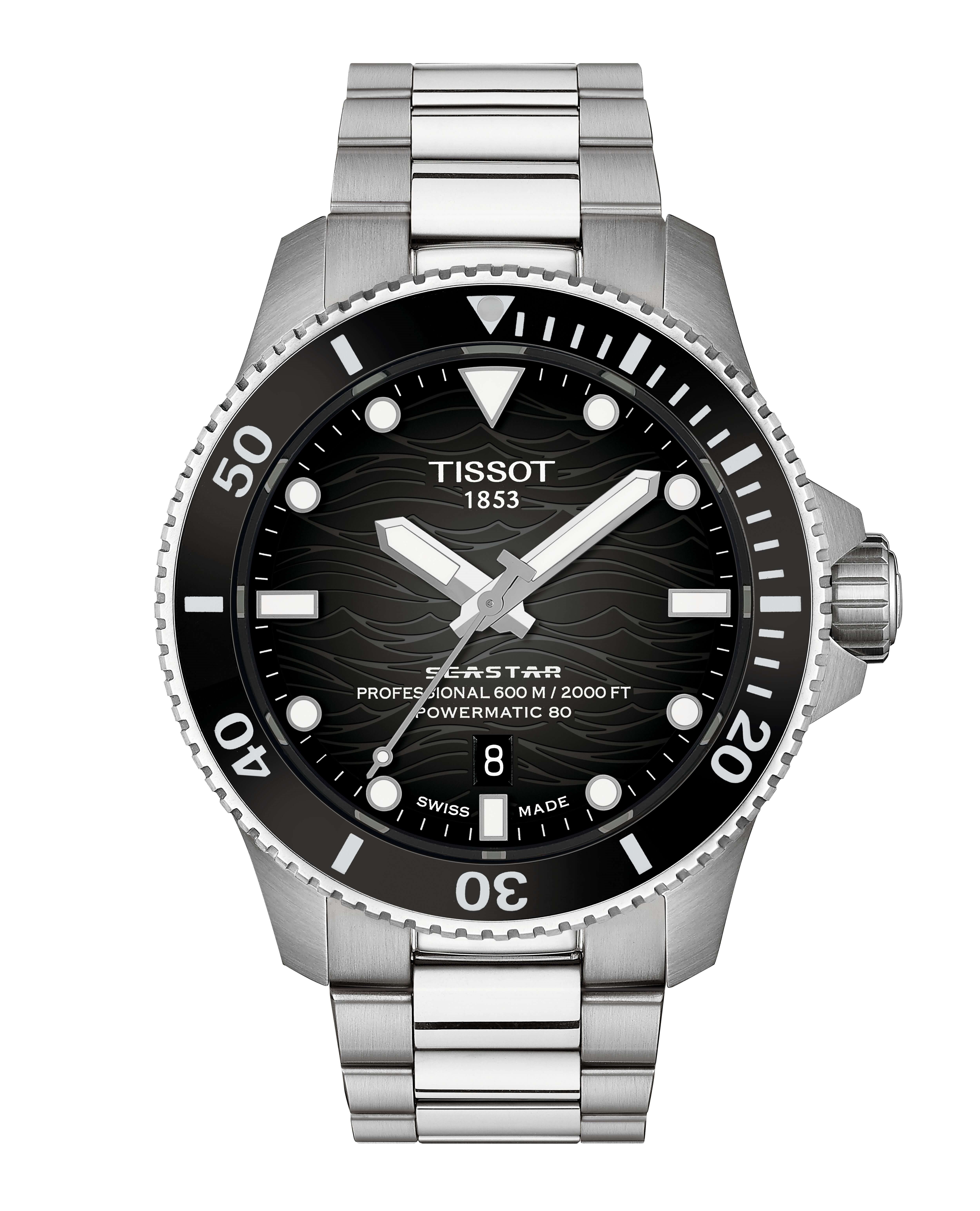 Tissot Seastar 2000 Powermatic 80 T1209071105100 Erkek Kol Saati T120.907.11.051.00