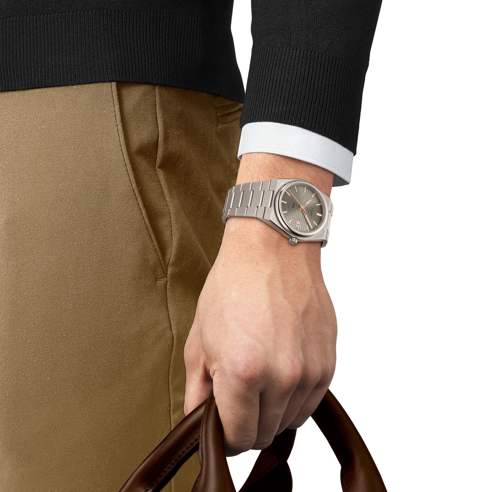 Tissot PRX Titanyum 38mm Powermatic 80 T1378074406100 Erkek Kol Saati T137.807.44.061.00