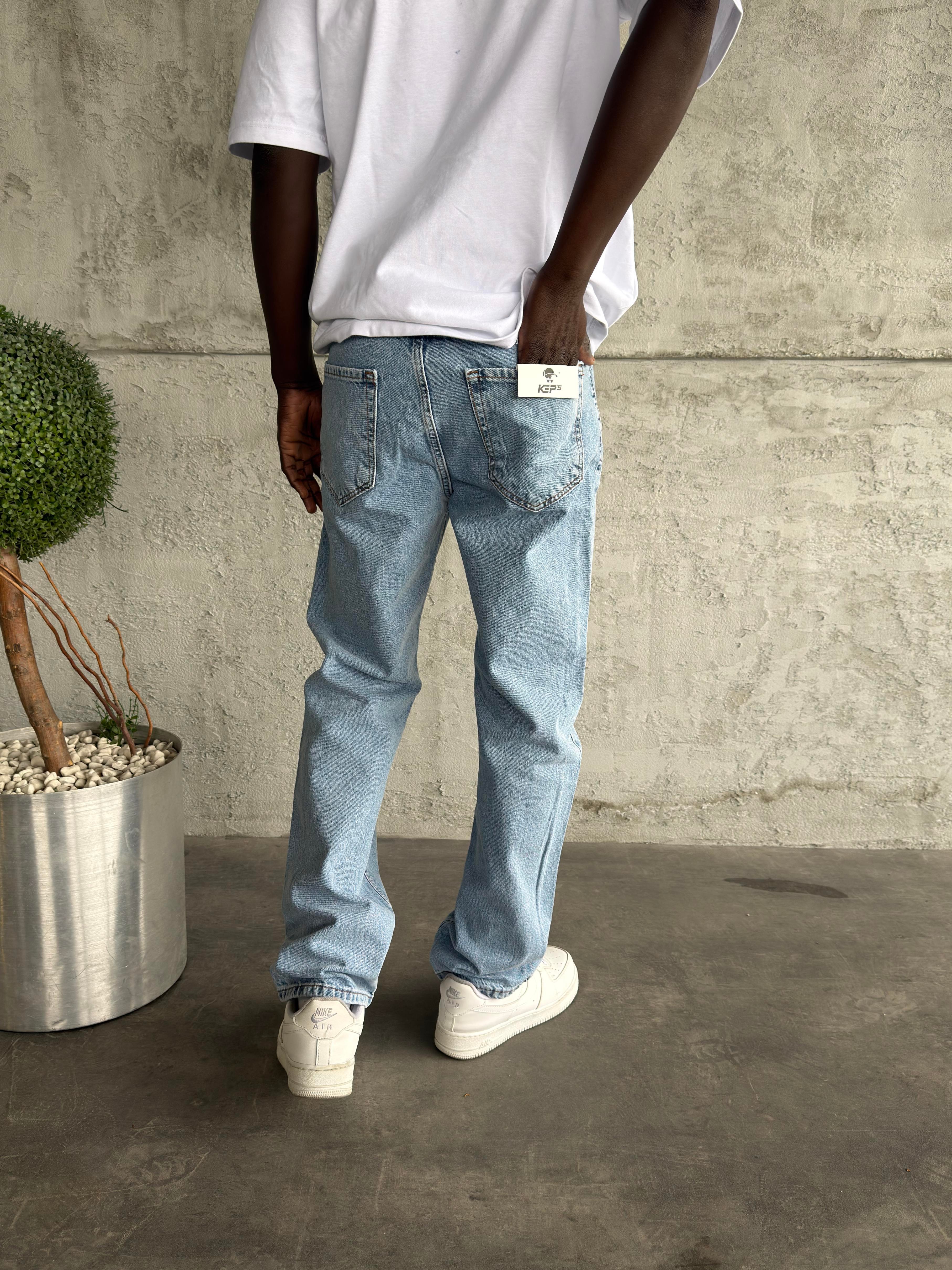 Açık Mavi Baggy Jean