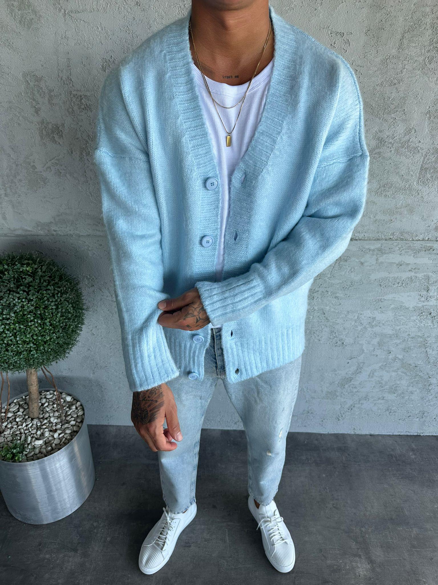 Bebe Mavi Yün Hırka