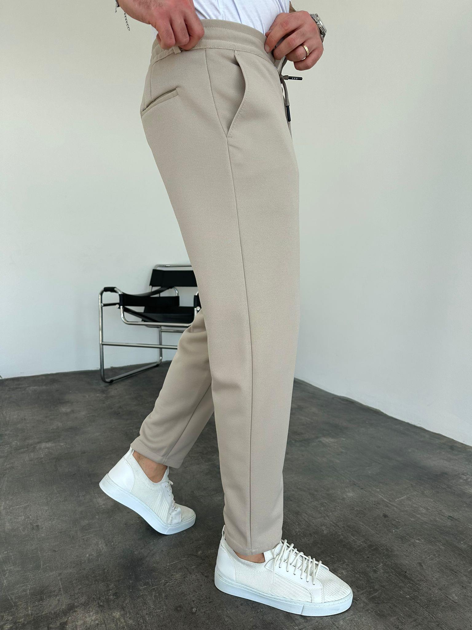 Bej Jogger Pantolon