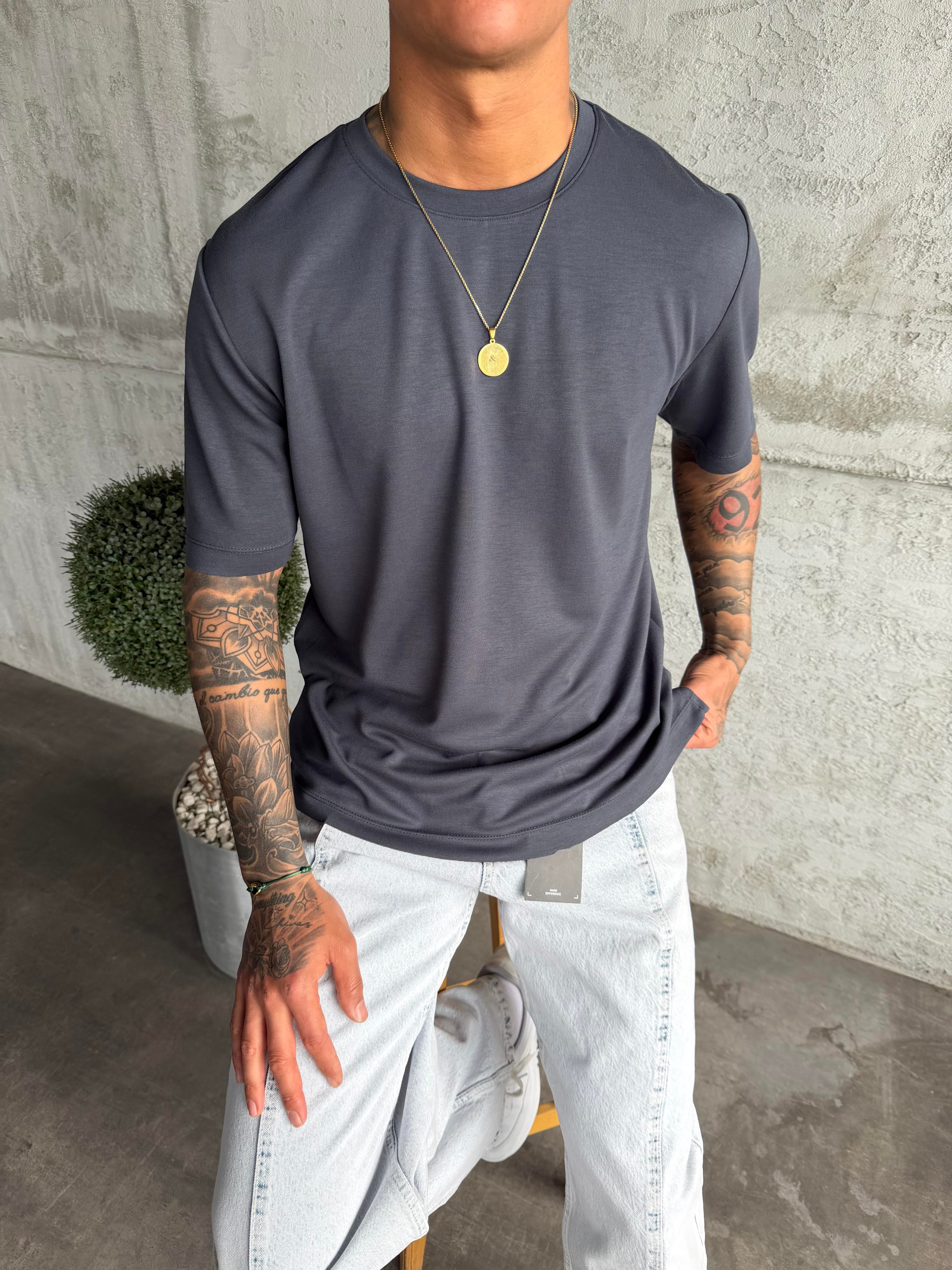 Füme Premium Kumaş Basic T-Shirt