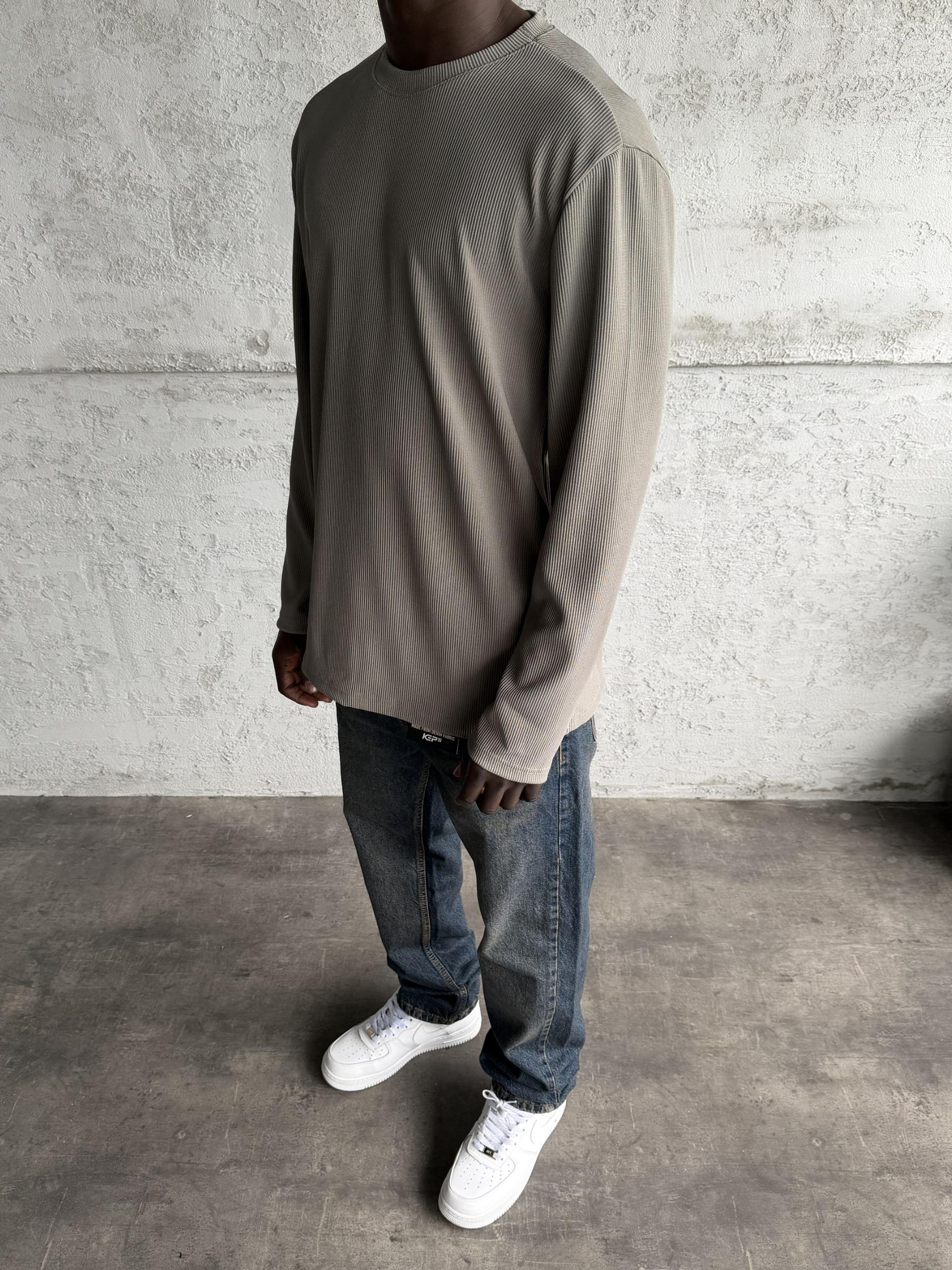 Haki Fitili Basic Sweatshirt