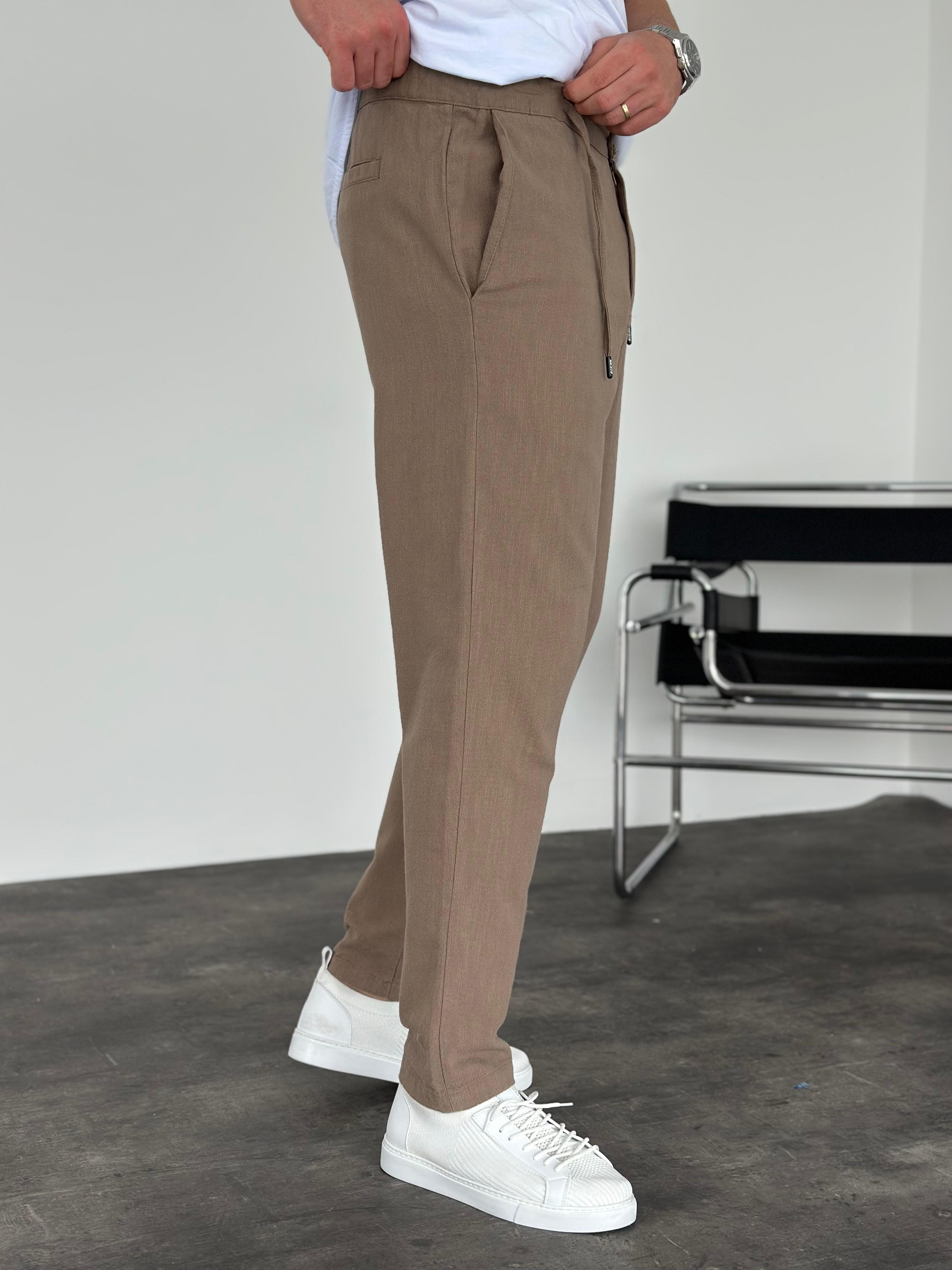 Kahve Gabardin Pantolon