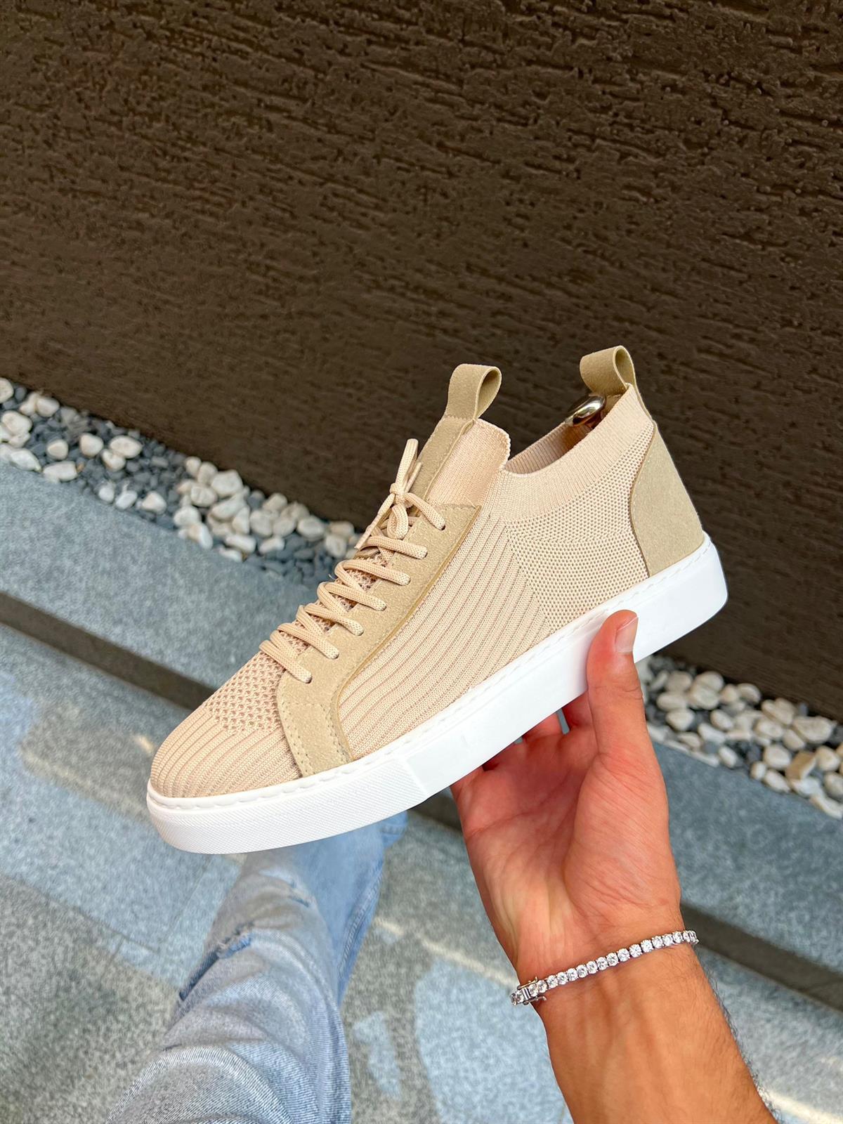 Krem Basic Ayakkabı