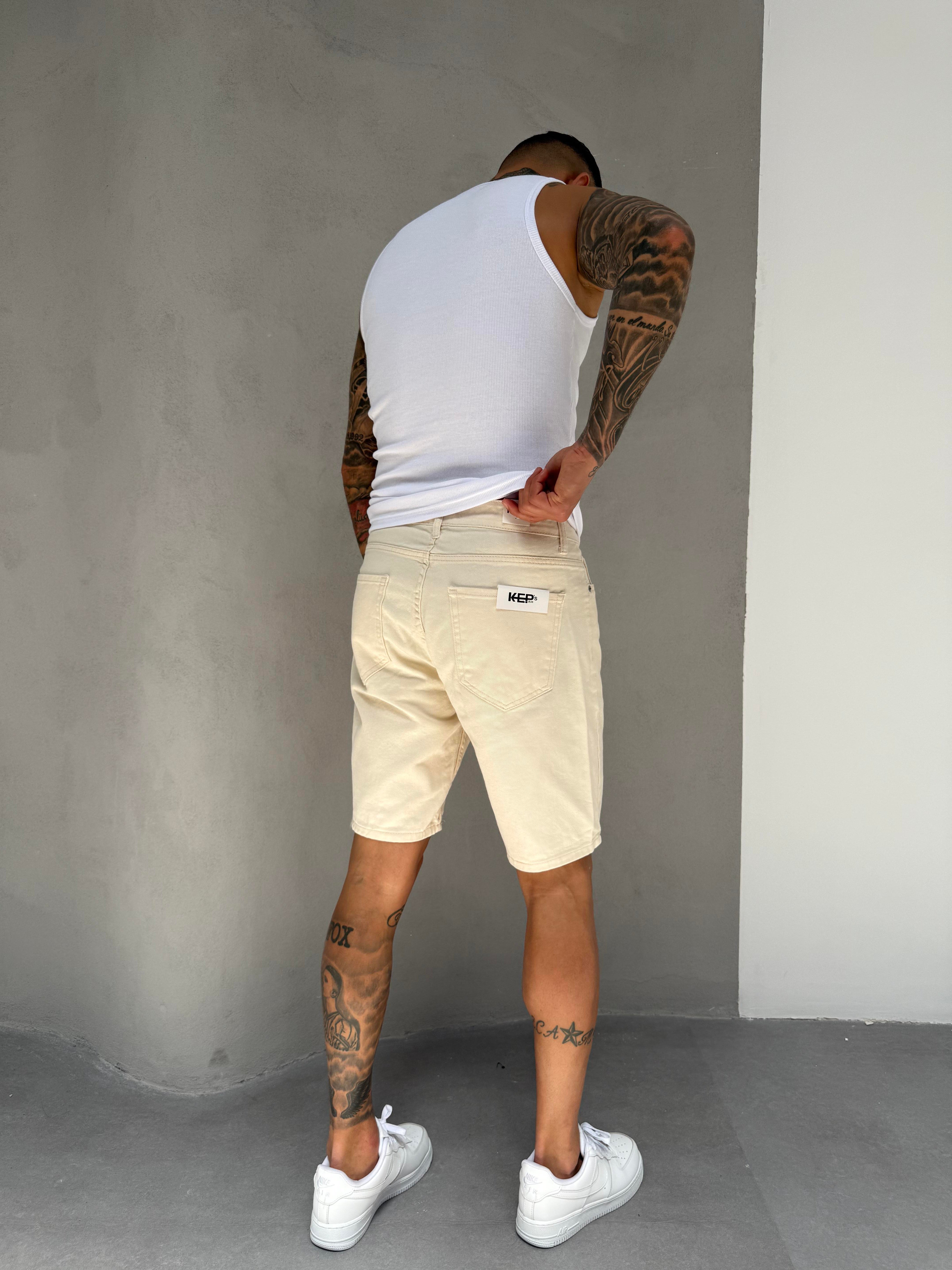 Krem Kot Şort