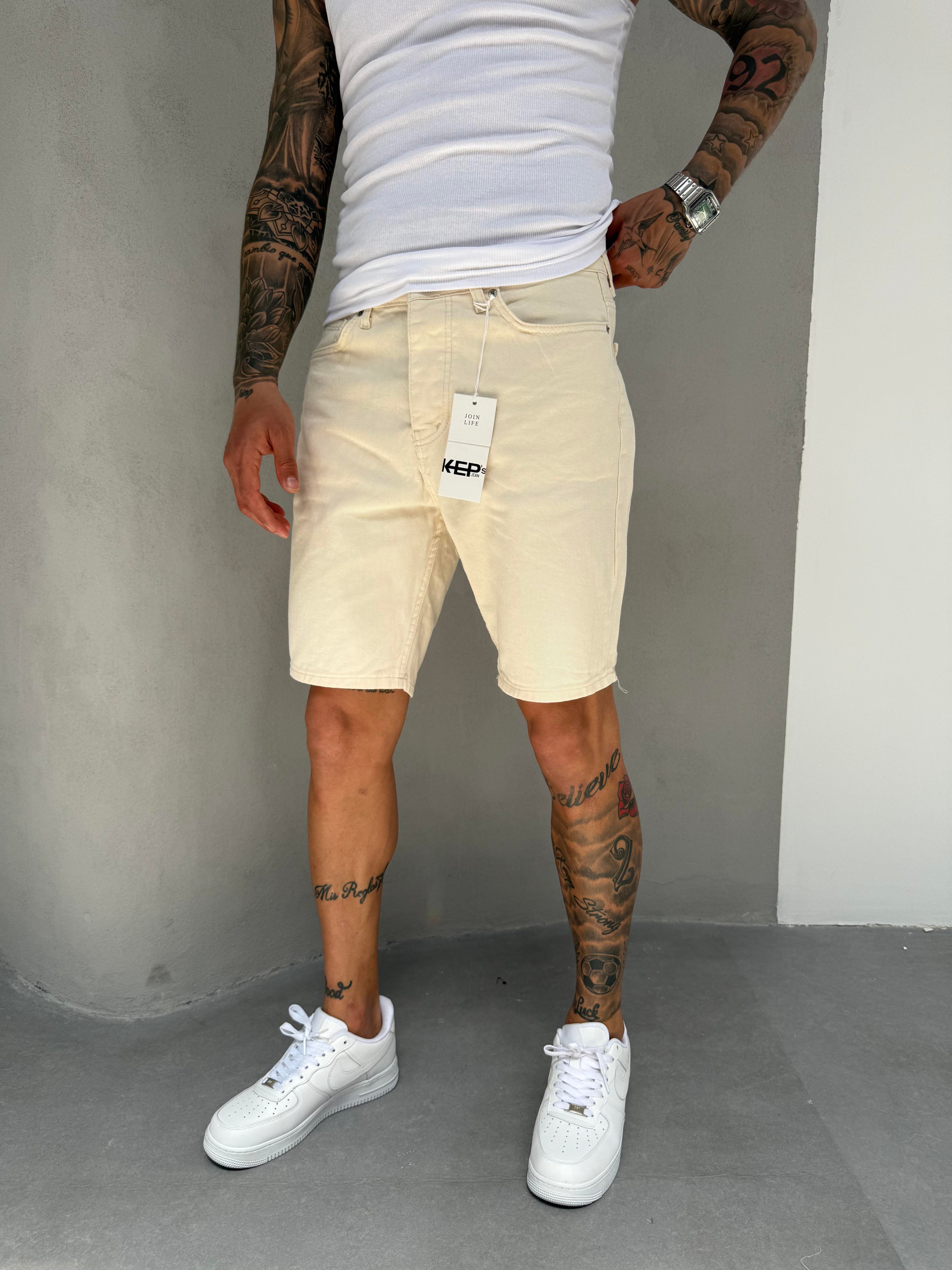 Krem Kot Şort