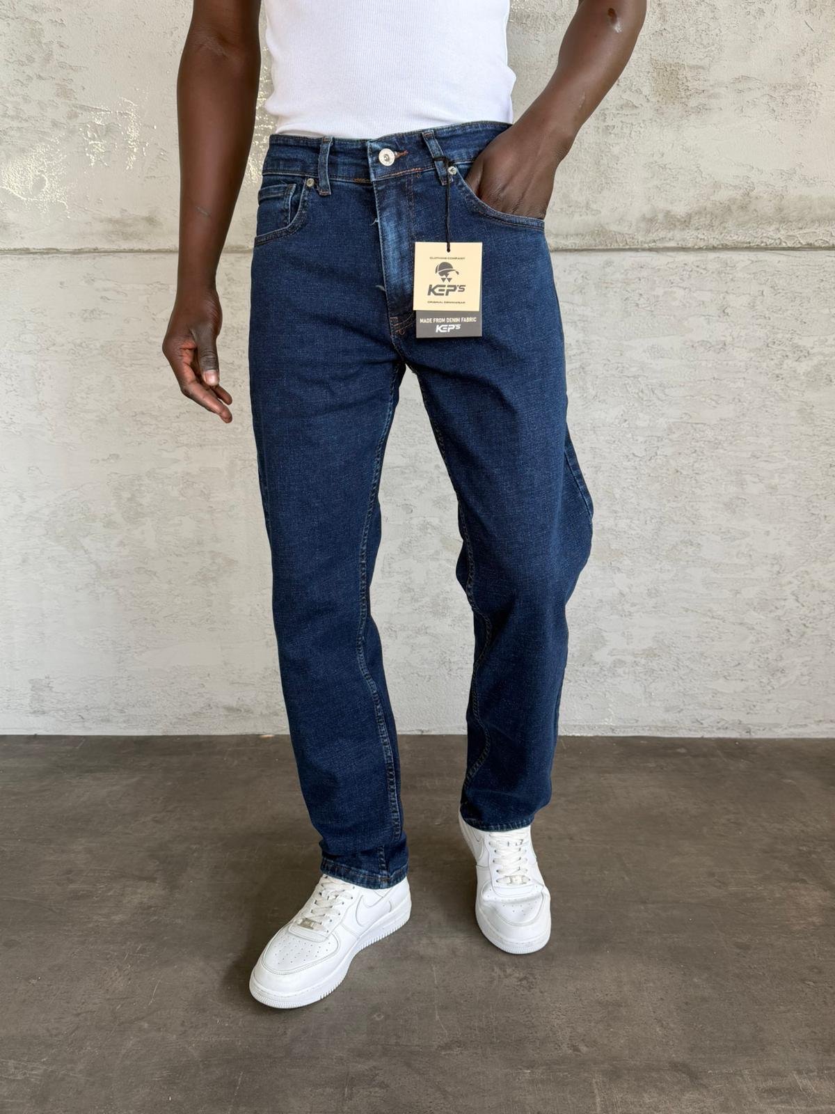 Lacivert Regular Fit Jean