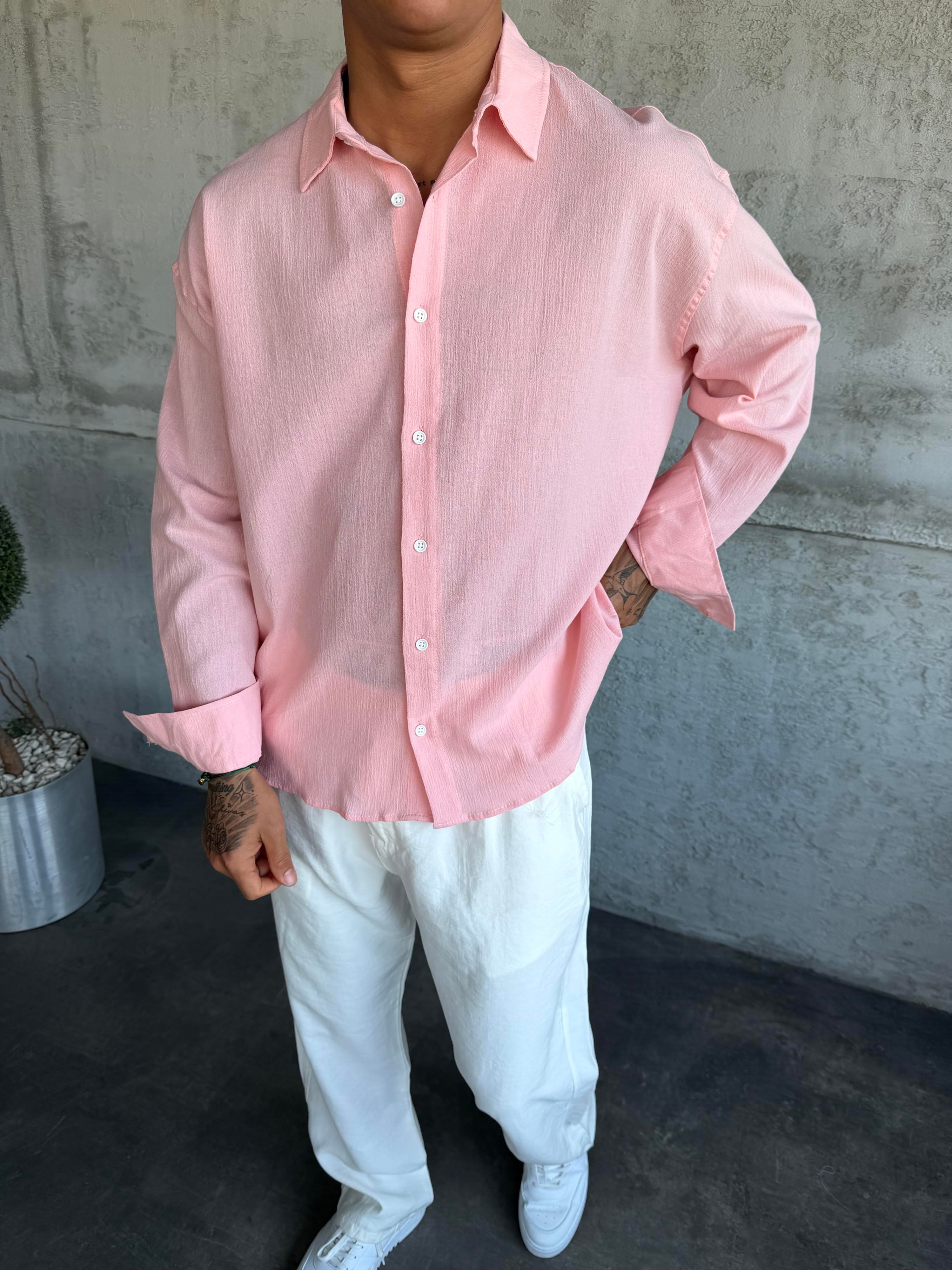 Pembe Kırinkıl Gömlek