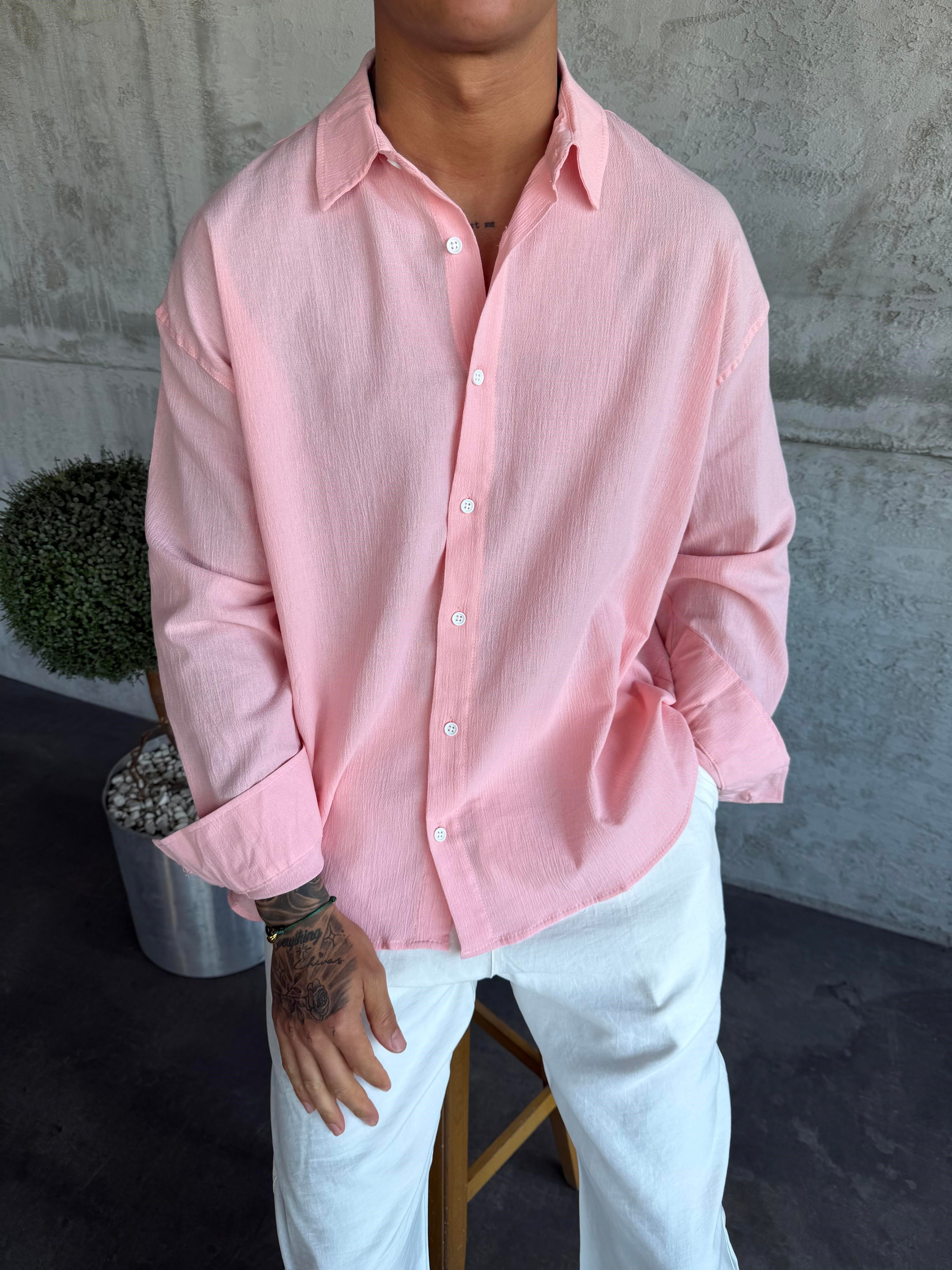 Pembe Kırinkıl Gömlek