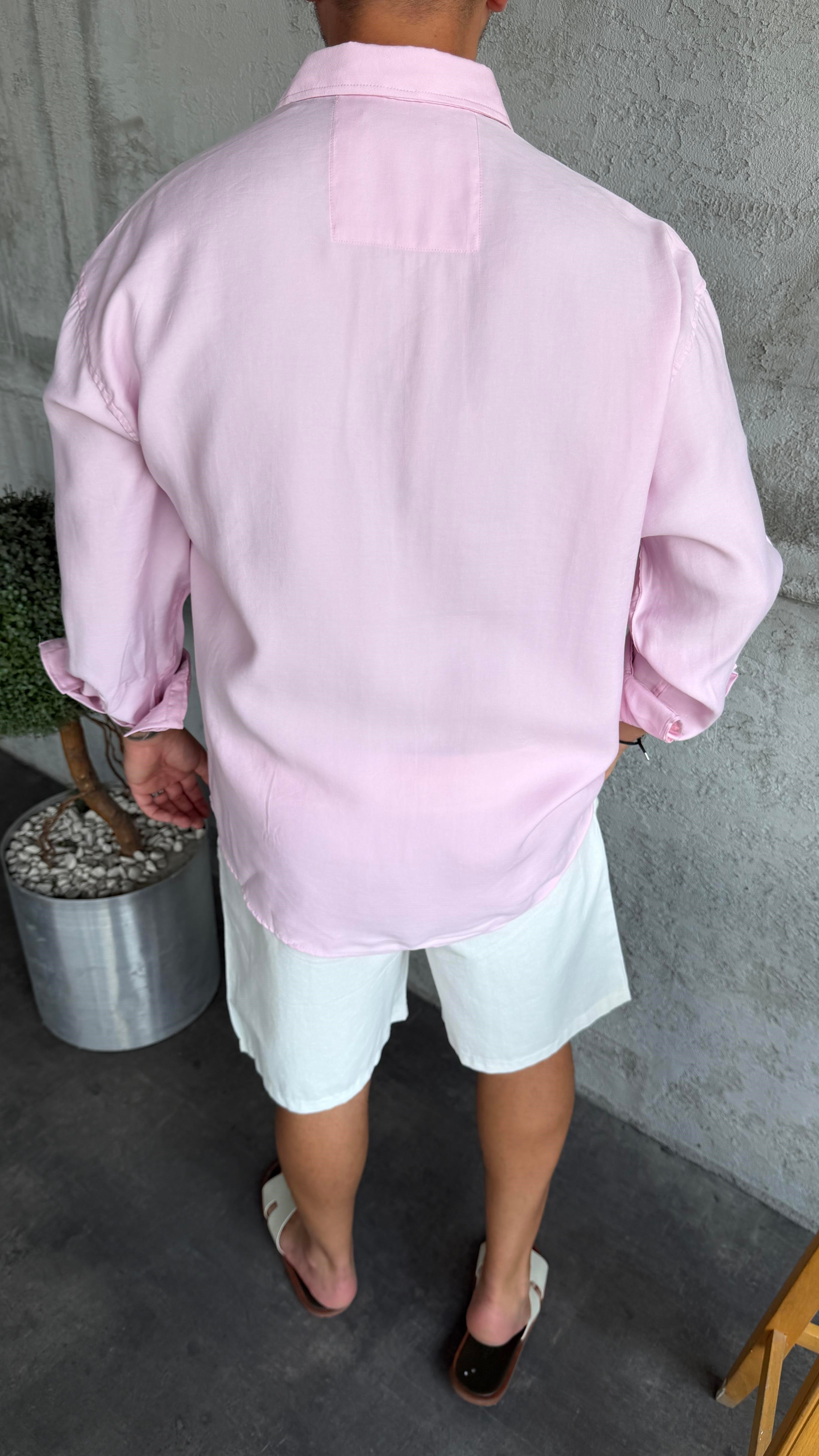 Pembe Modal Gömlek