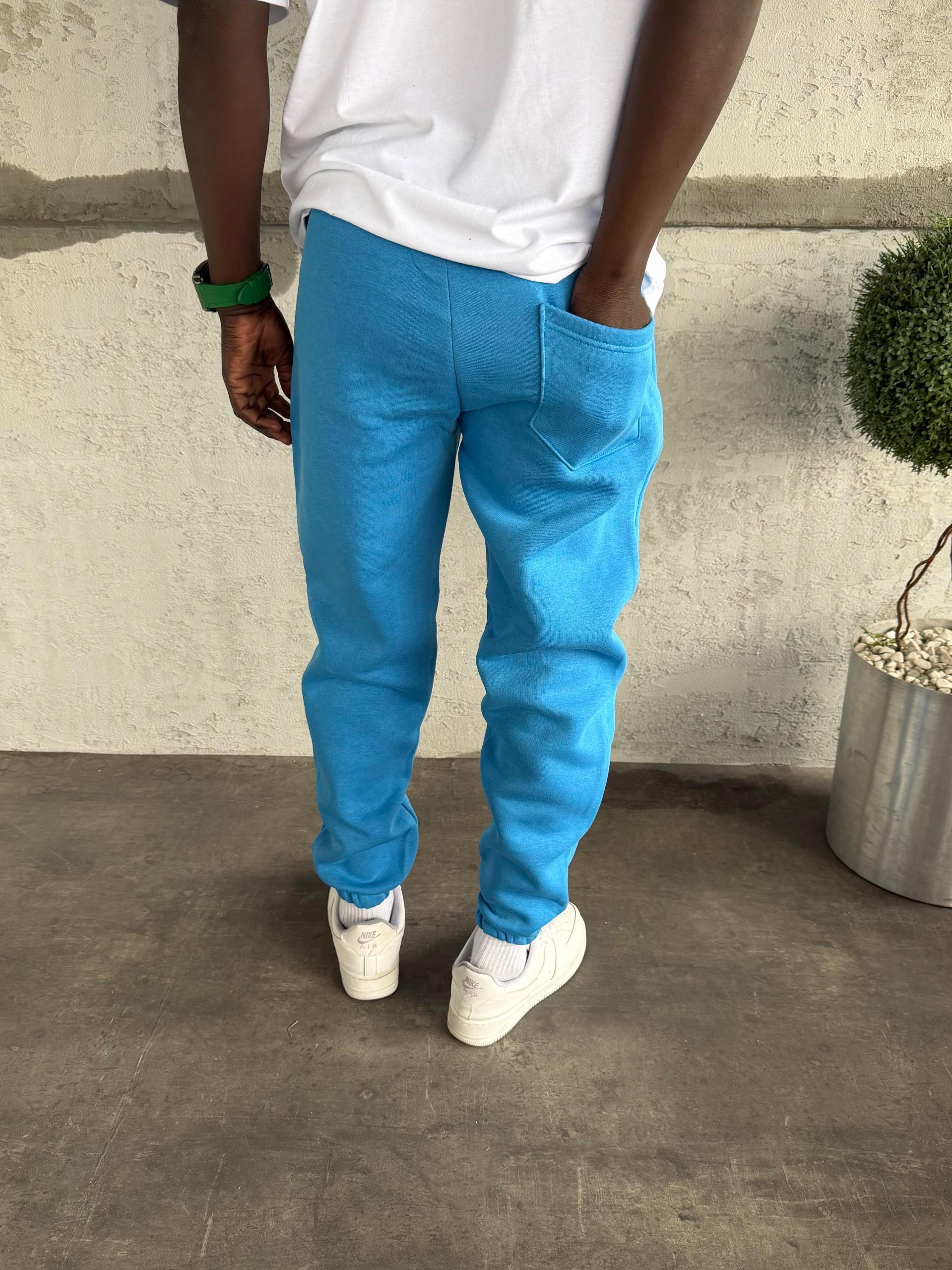 Saks Mavi Paça Lastik Eşofman