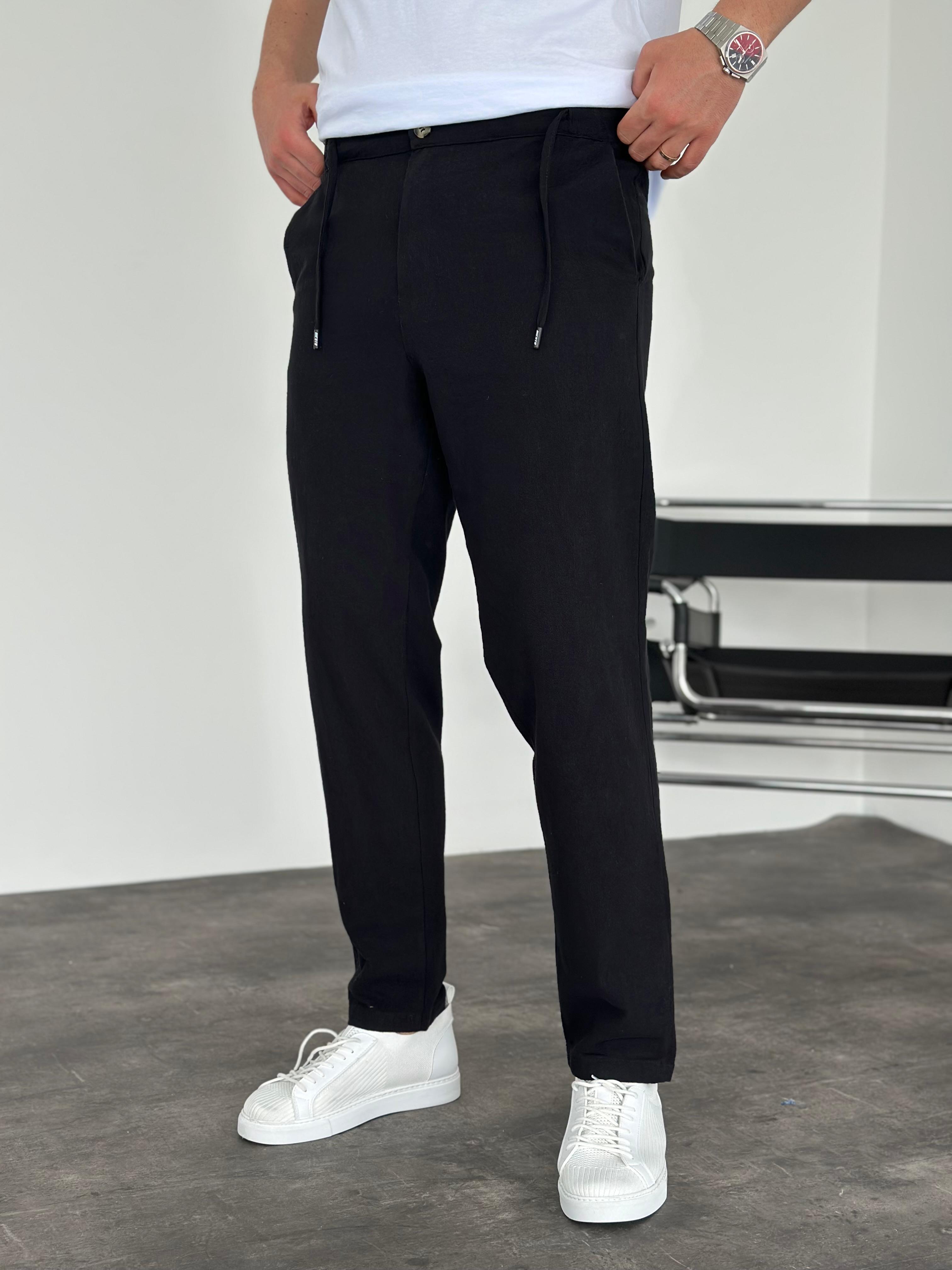 Siyah Gabardin Pantolon