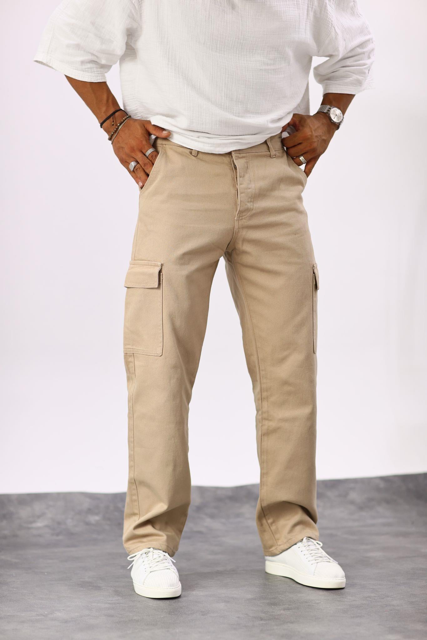 Taba Kargo Cep Baggy Jean