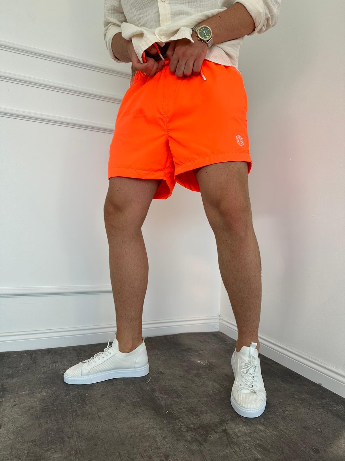 Turuncu Deniz Şortu