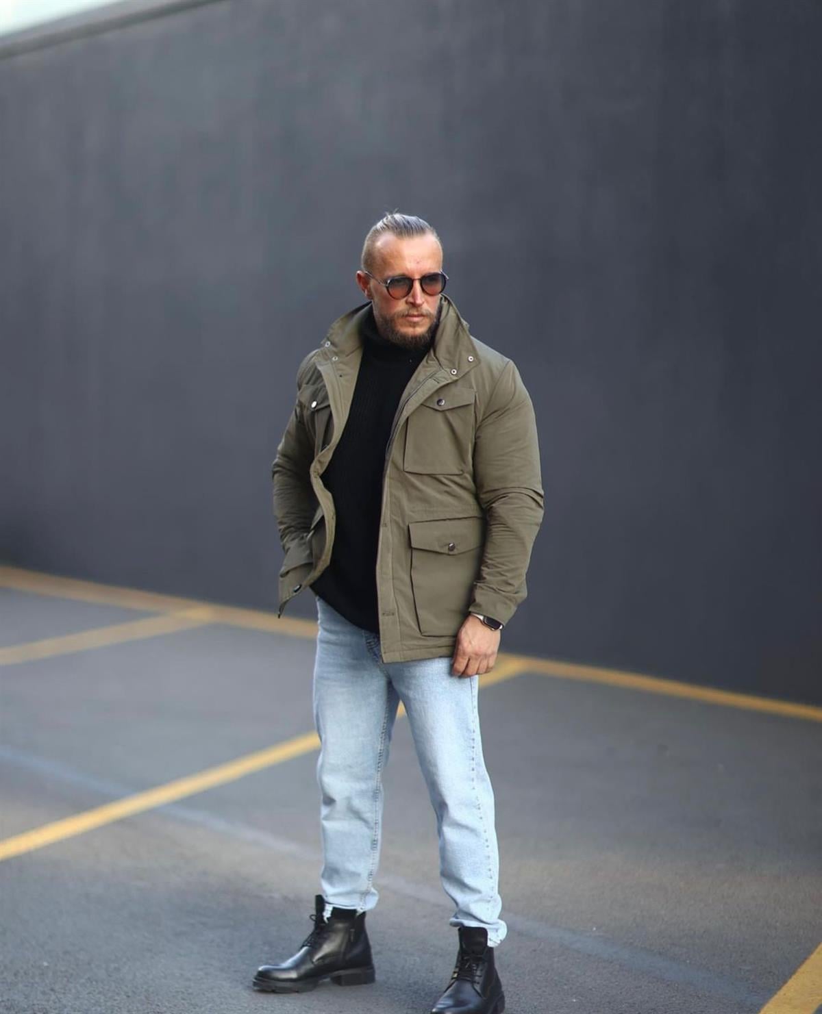 Yeşil Safari Ceket