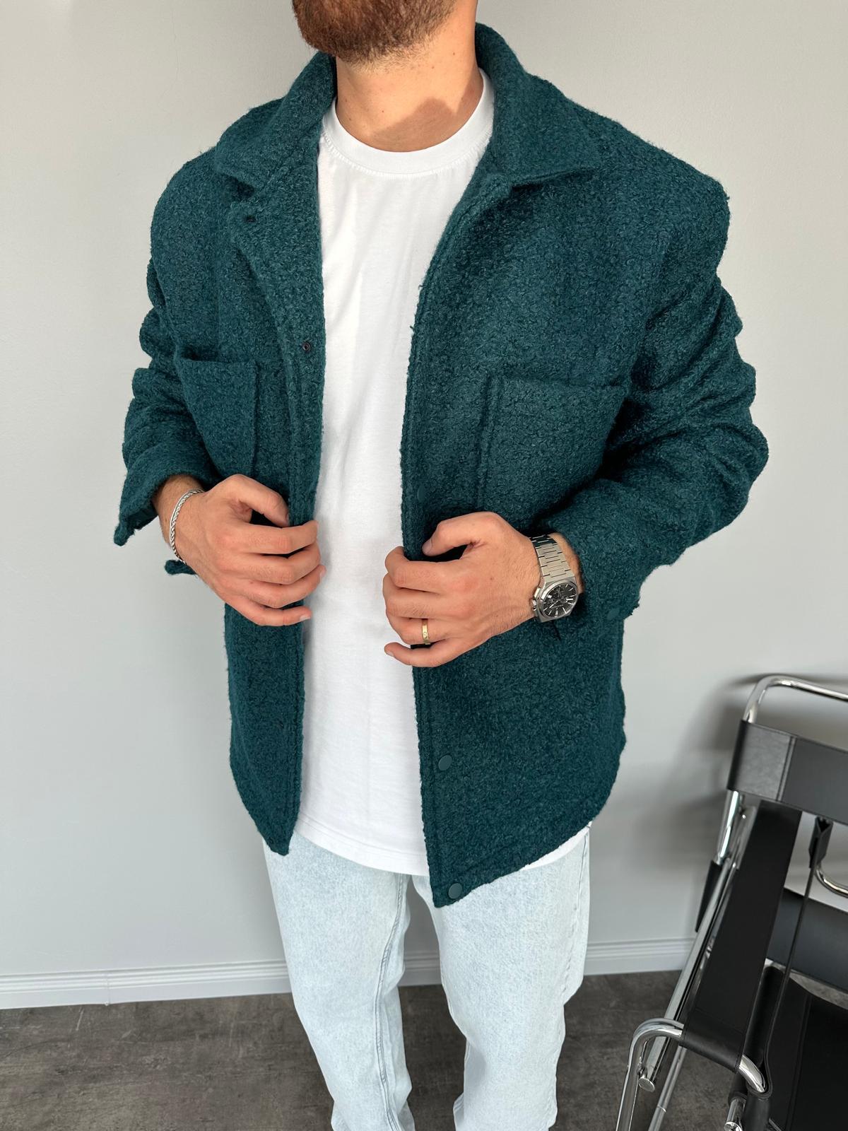 Zümrüt Peluş Ceket