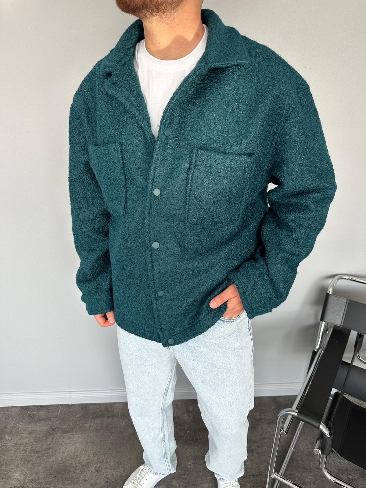 Zümrüt Peluş Ceket