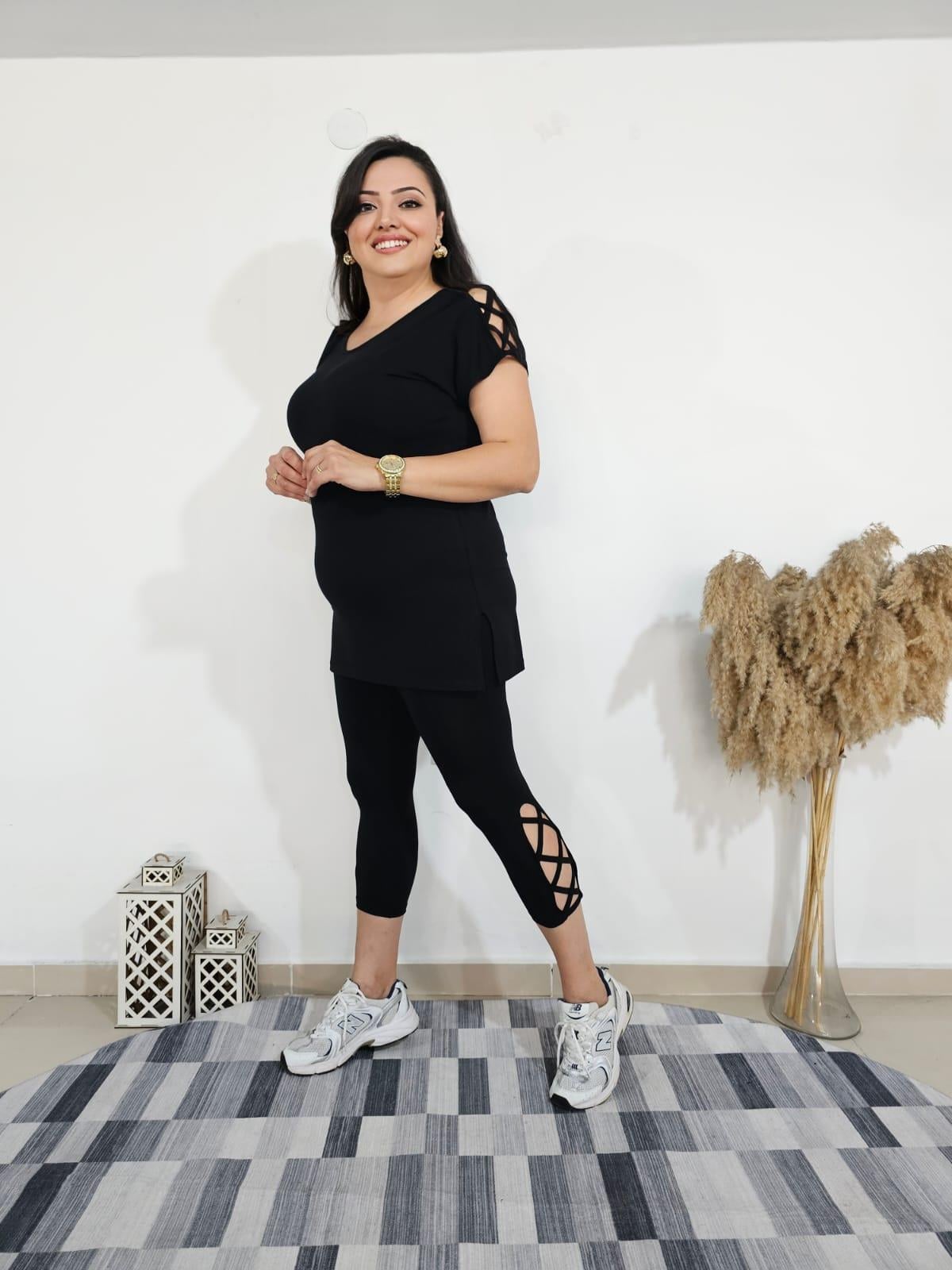 Rota Capraz Biyeli Kaprili Takım Siyah 