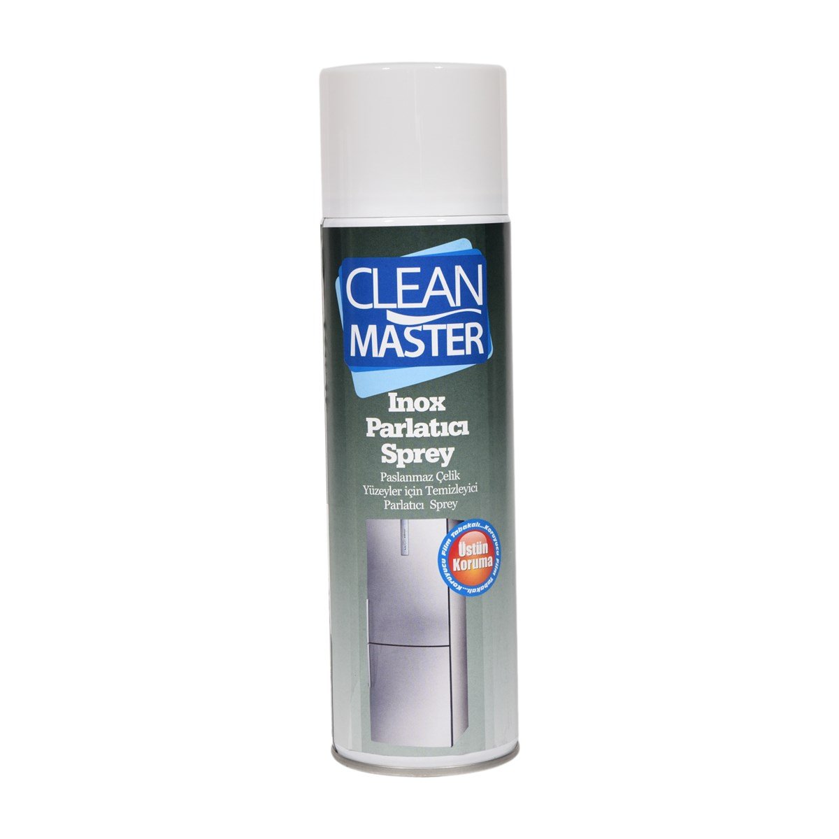 Clean Master Inox Parlatıcı Sprey 500 ml Paslanmaz Çelik Yüzeyler Clean Master