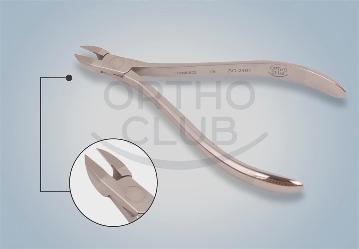 LIGATURE CUTTER ANGLED THIN TIP SHORT H.