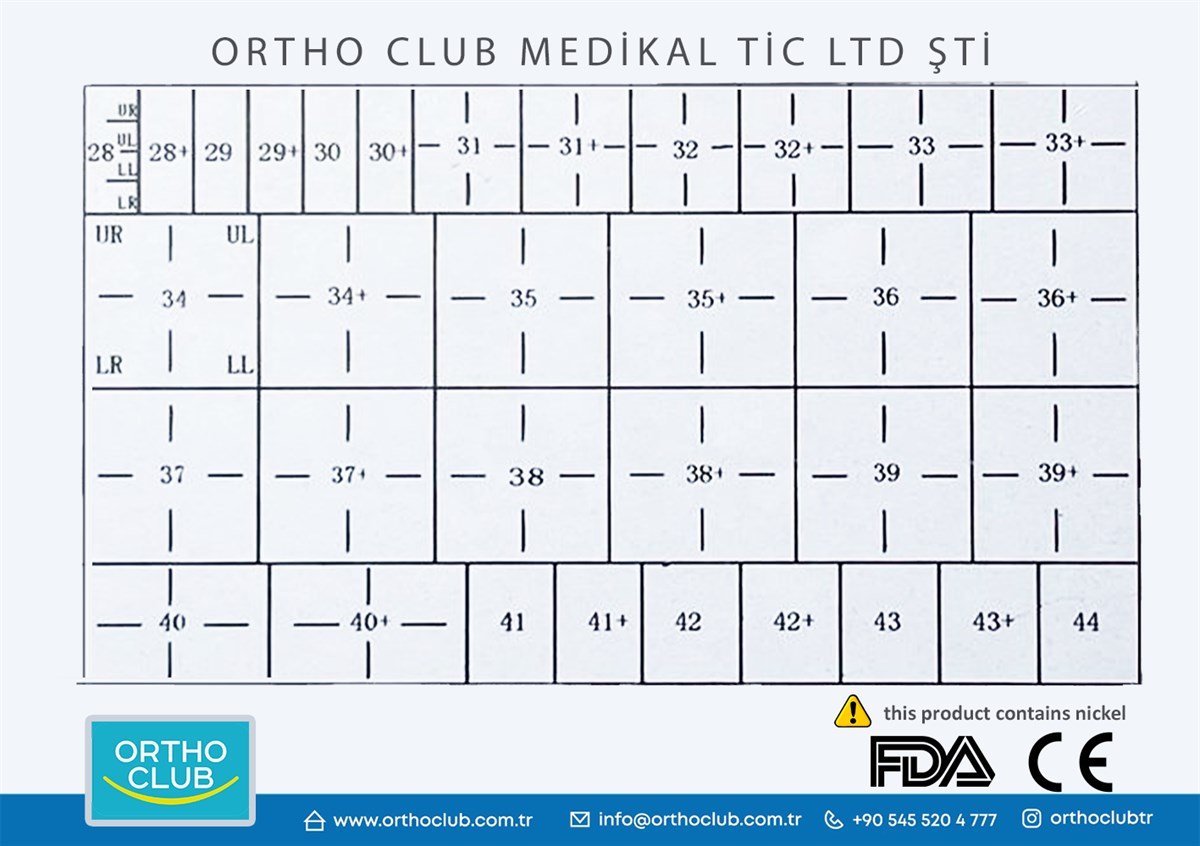 Roth 022 Sgl N-Conv Tüplü 1. Molar Bandı