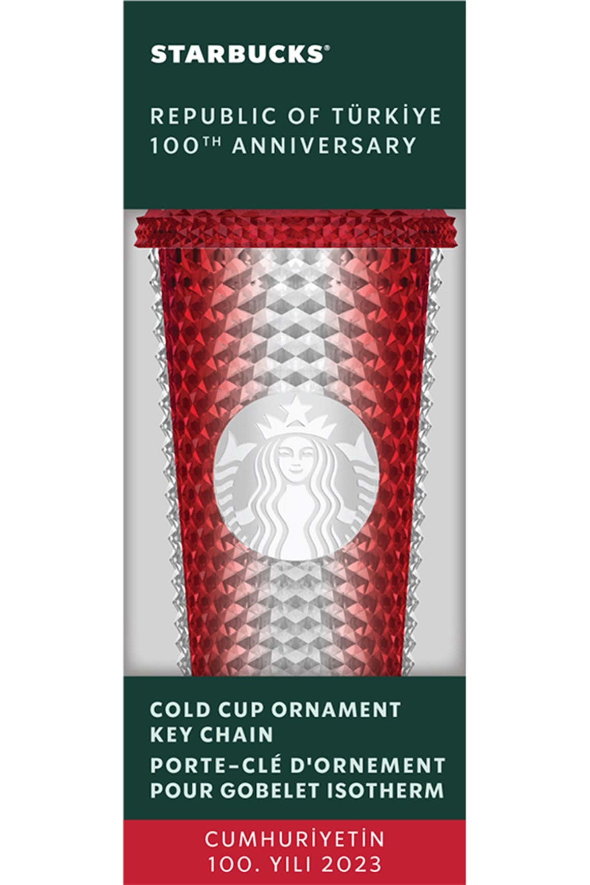 Starbucks® 100. Yıl Özel Seri Anahtarlık - Kırmızı - 11149459