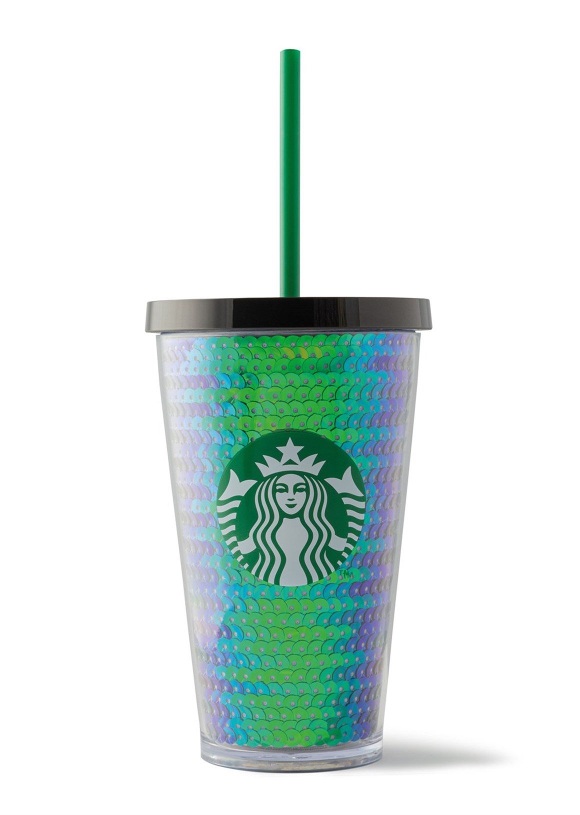 Starbucks®  Klasik Seri Soğuk İçecek Bardağı-Metalik Yeşil 473ml