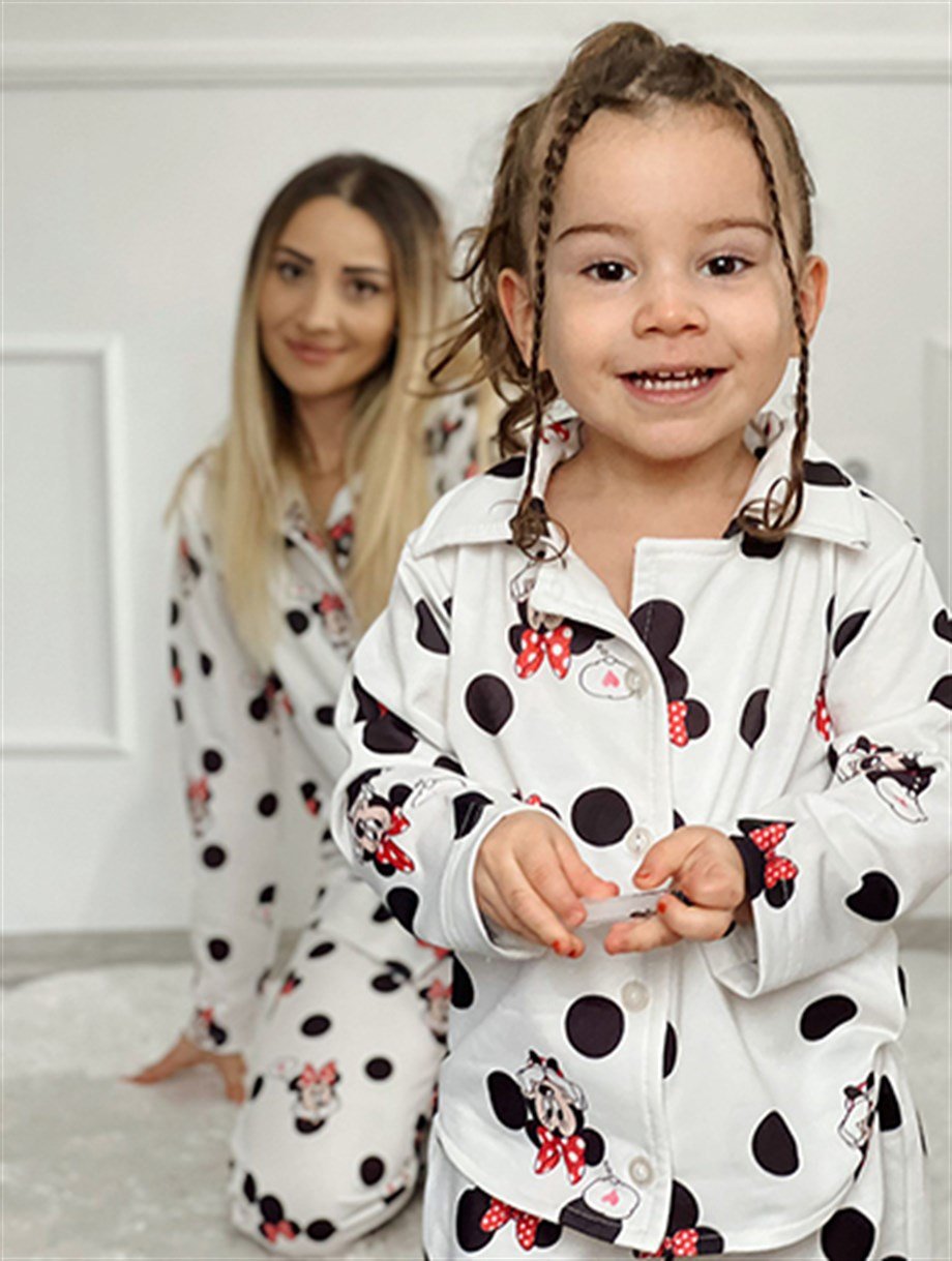 İPEK KİDS ANNE ÇOCUK PİJAMA TAKIMI