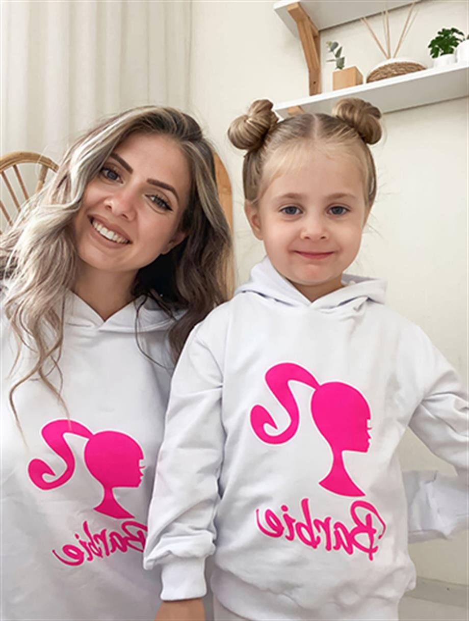İPEK KİDS ANNE KIZ  BARBİE SWEAT