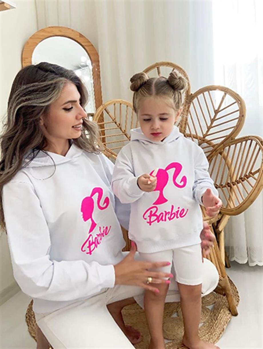 İPEK KİDS ANNE KIZ  BARBİE SWEAT