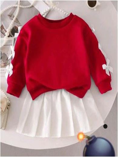 İPEKKİDS FİYONKLU İKİ İPLİK SWEAT ETEK KOMBİN
