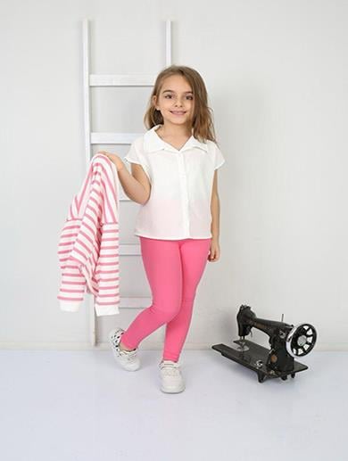 İPEKKİDS KIZ ÇOCUK 3 LÜ KOMBİN PEMBE