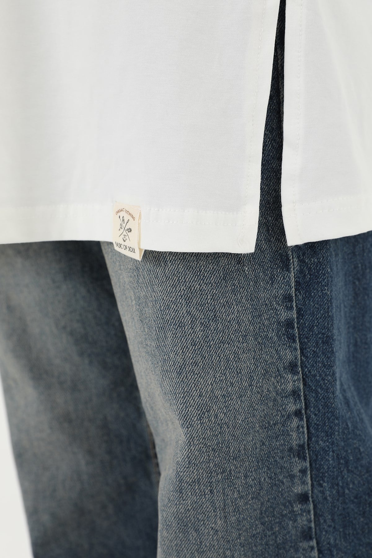 Kadın Basic Kolsuz T-shirt  - 30725TUN - Ekru Tunik Soul 