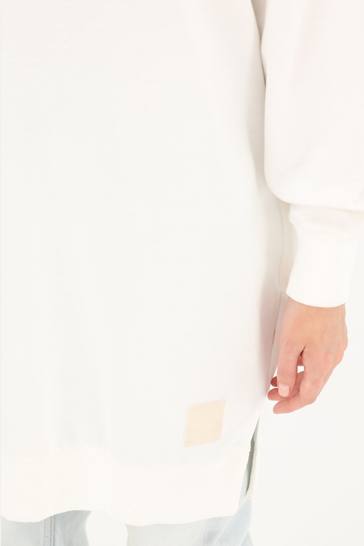 Kadın Basic Tunic - 30644TUN Ekru Tunik Soul 