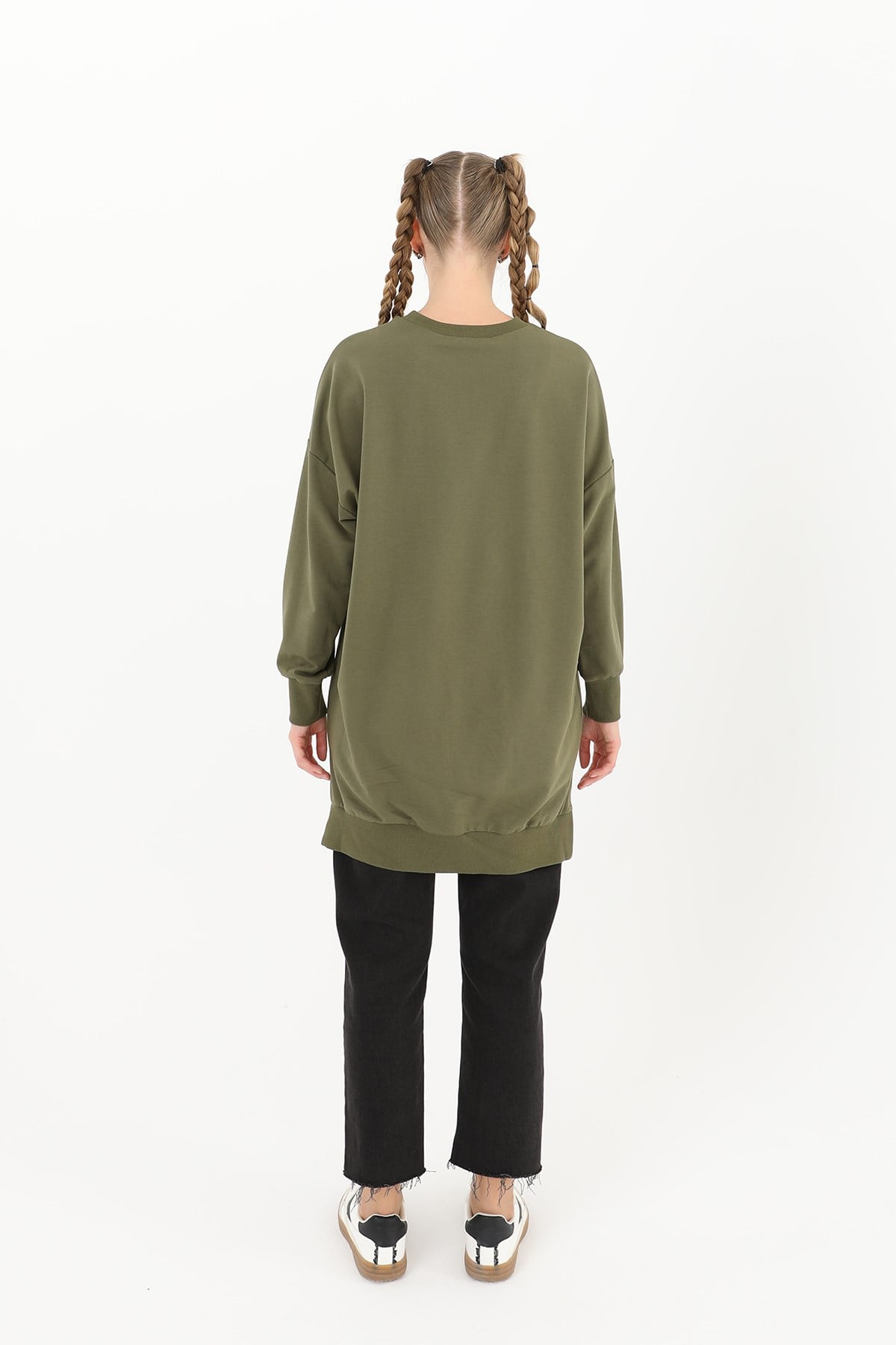 Kadın Basic Tunic - 30644TUN Haki Tunik Soul 