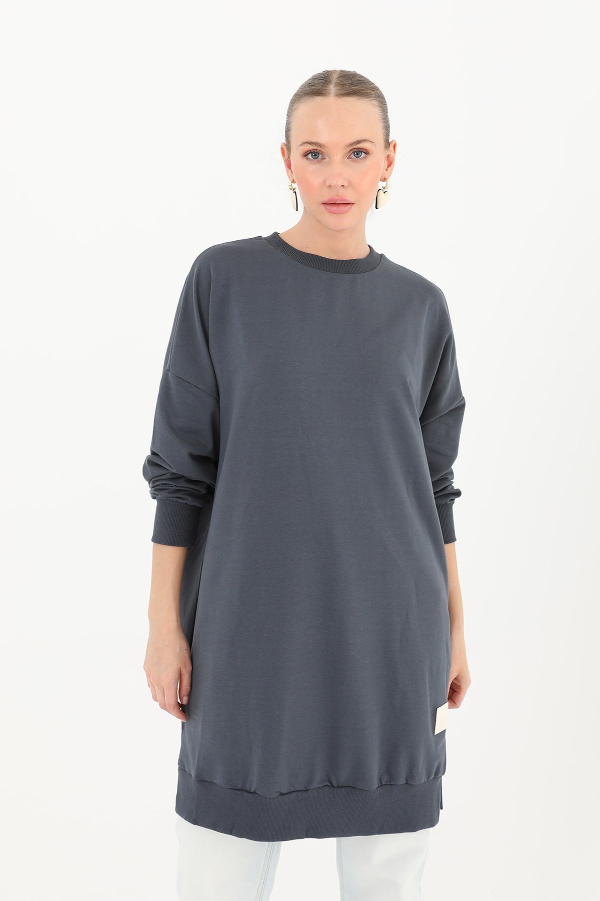 Kadın Basic Tunic - 30644TUN - Lacivert Tunik Soul 