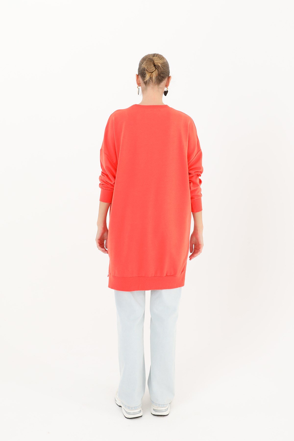 Kadın Basic Tunic - 30644TUN Mercan Tunik Soul 