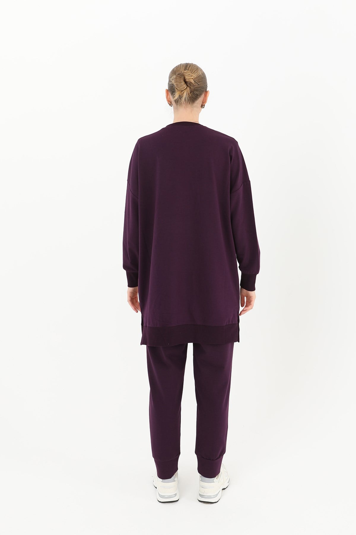 Kadın Basic Tunic - 30644TUN - Mor Tunik Soul 