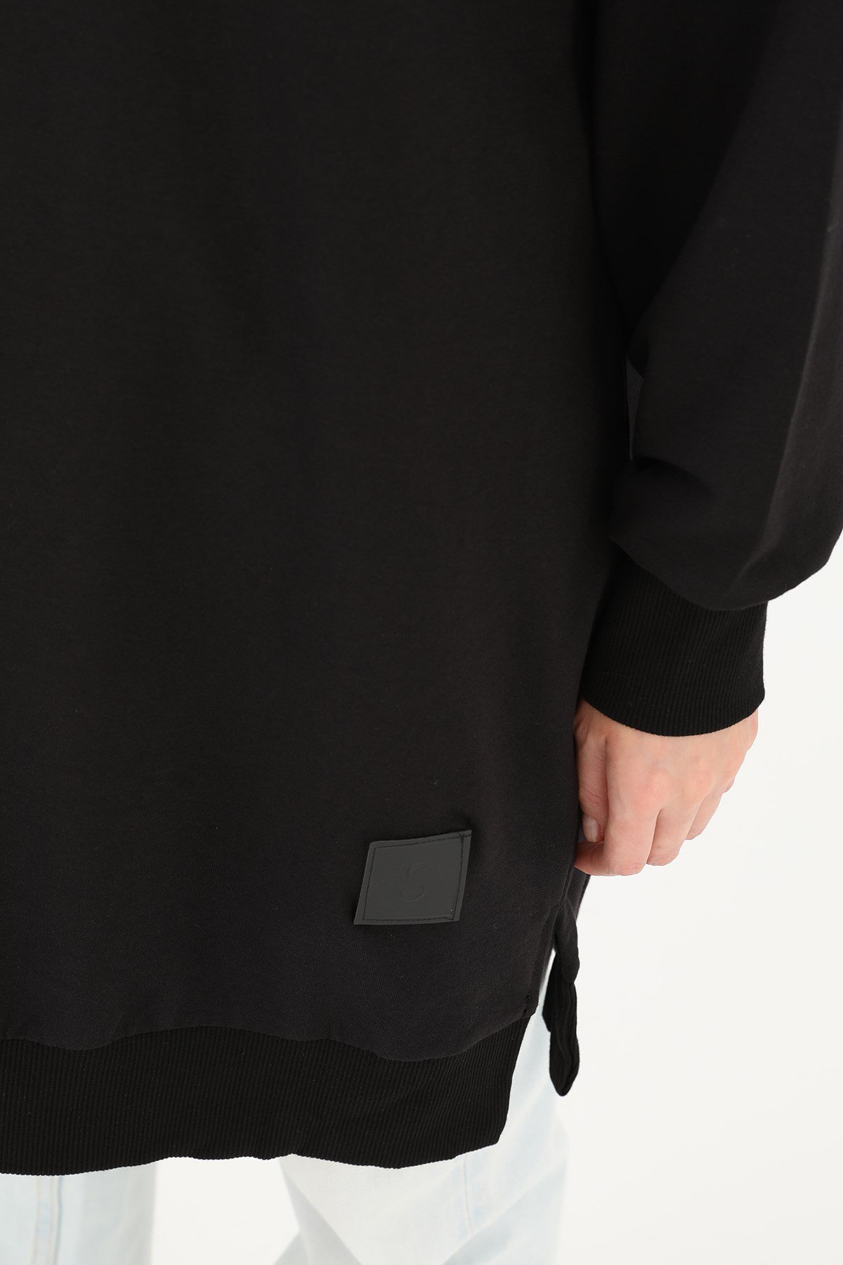Kadın Basic Tunic - 30644TUN Siyah Tunik Soul 