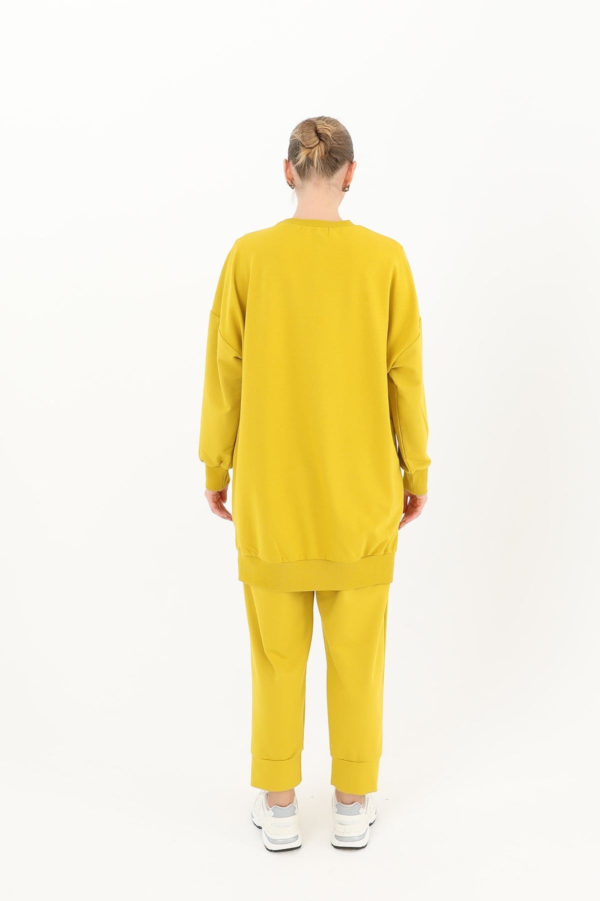 Kadın Basic Tunic - 30644TUN Zeytin Yeşili Tunik Soul 