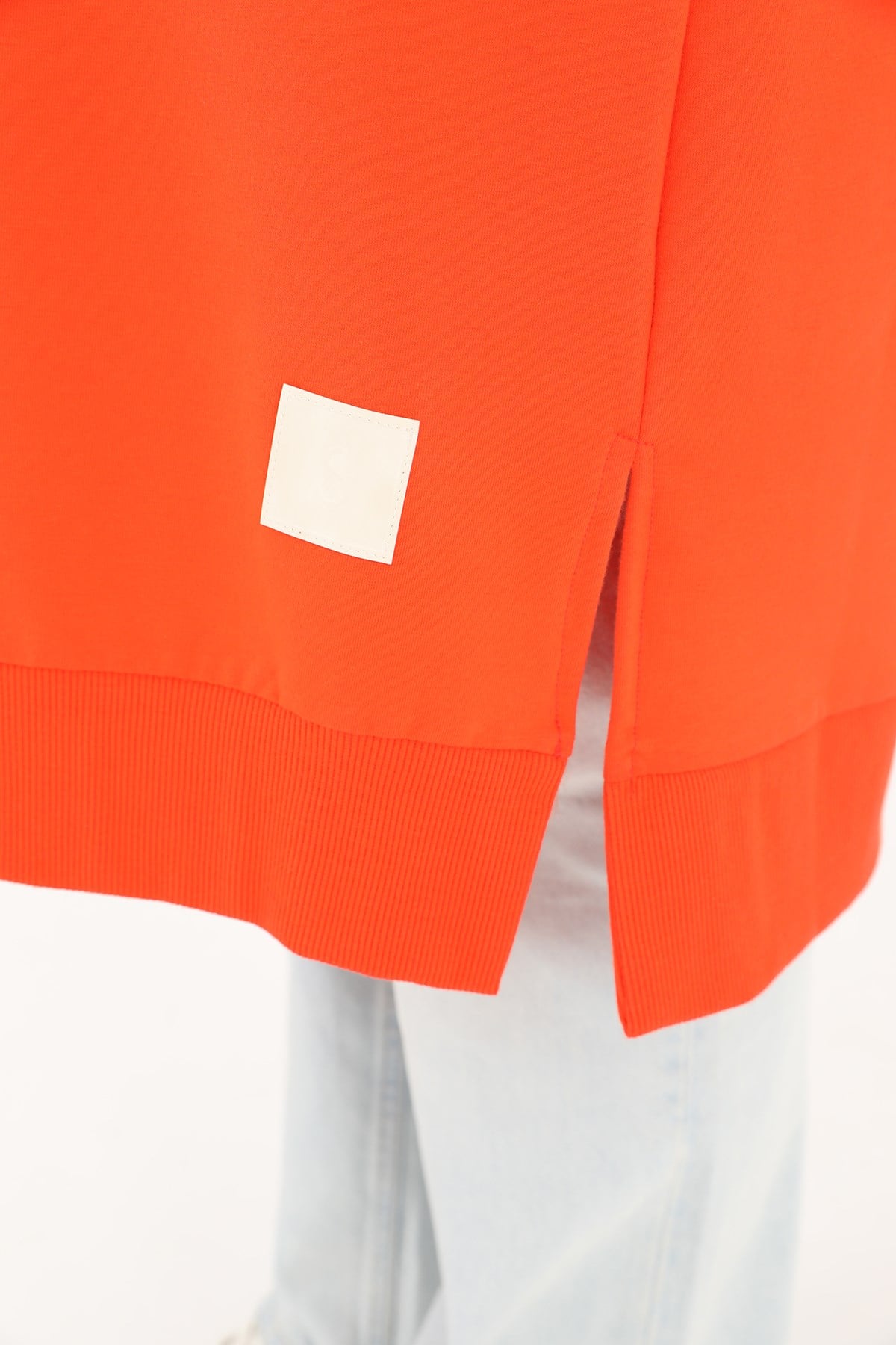Kadın Basic Tunic - 30645TUN - Açık Kırmızı Tunik Soul 