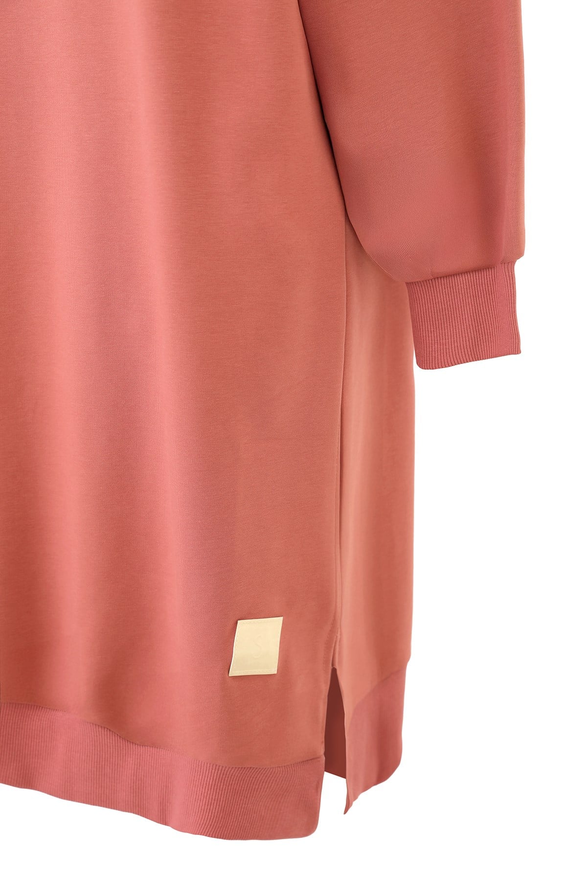 Kadın Basic Tunic - 30645TUN - Gül Kurusu Tunik Soul 